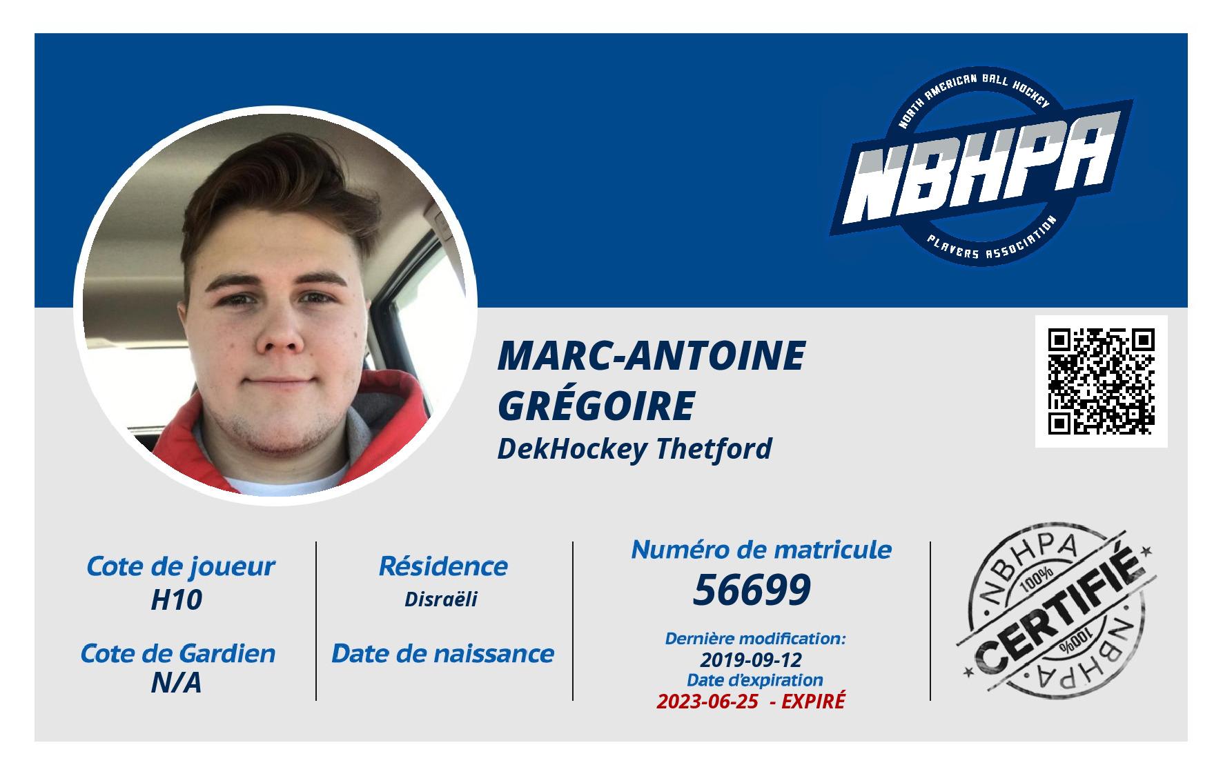 Marc-Antoine Grégoire 