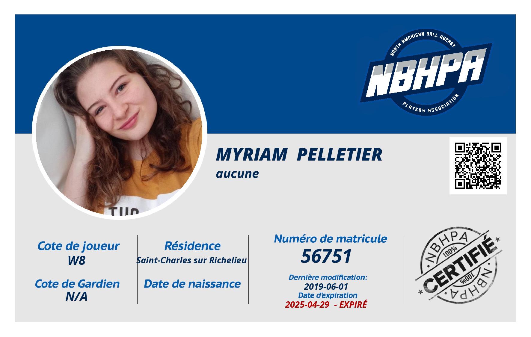 Myriam  Pelletier