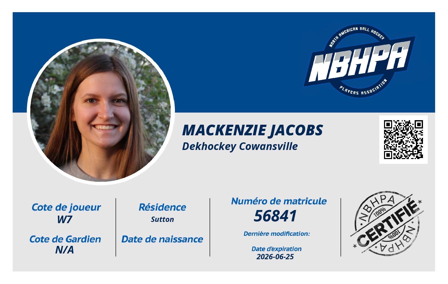 Mackenzie Jacobs