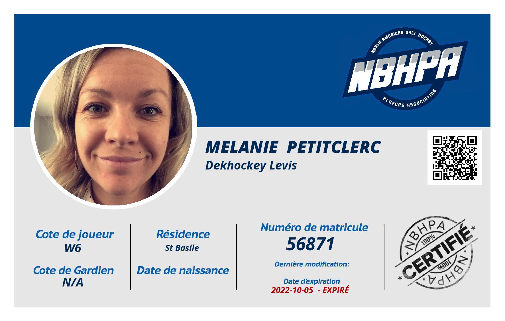 Melanie  Petitclerc