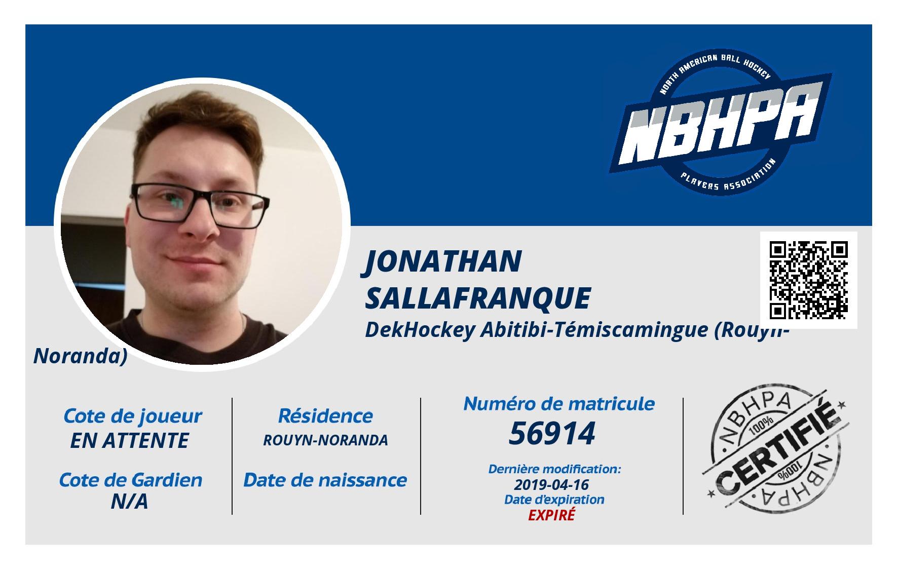 Jonathan Sallafranque