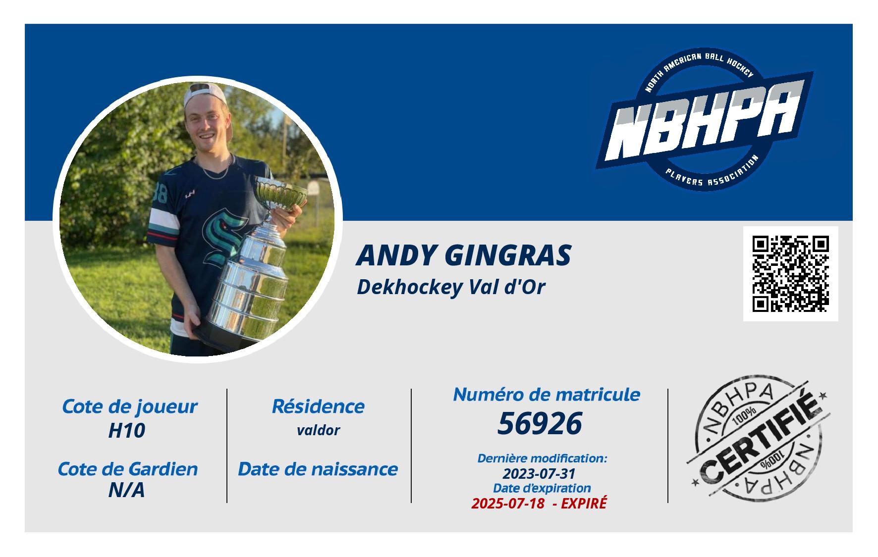 Andy Gingras