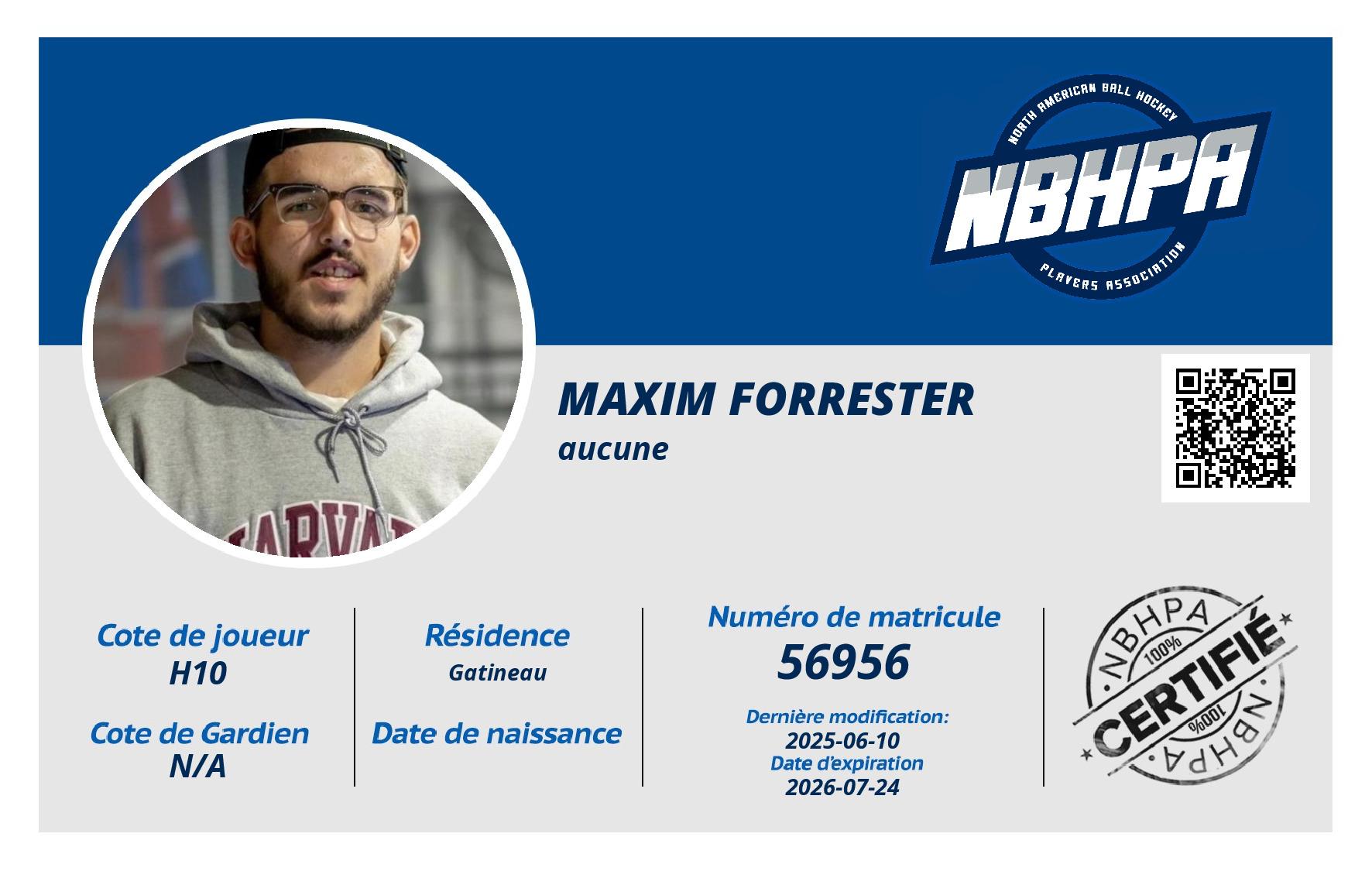 Maxim Forrester