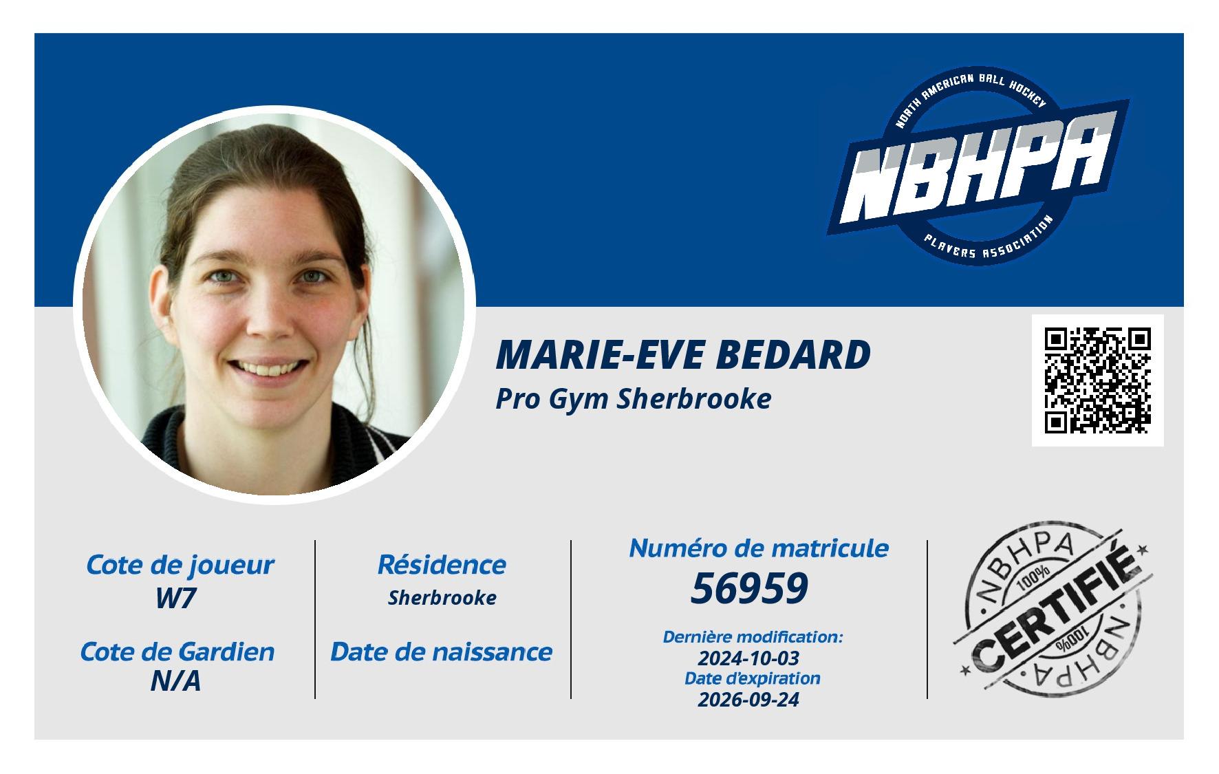 Marie-Eve Bedard
