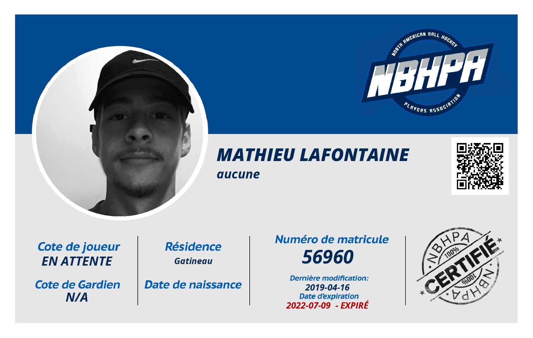 Mathieu Lafontaine