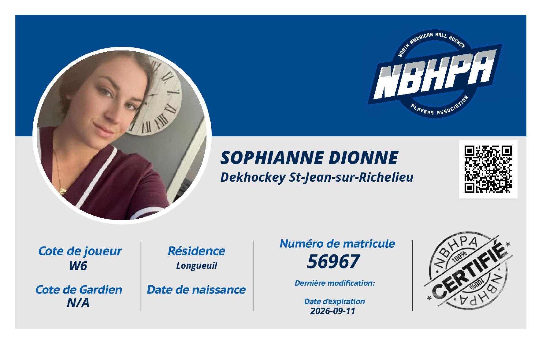 Sophianne Dionne