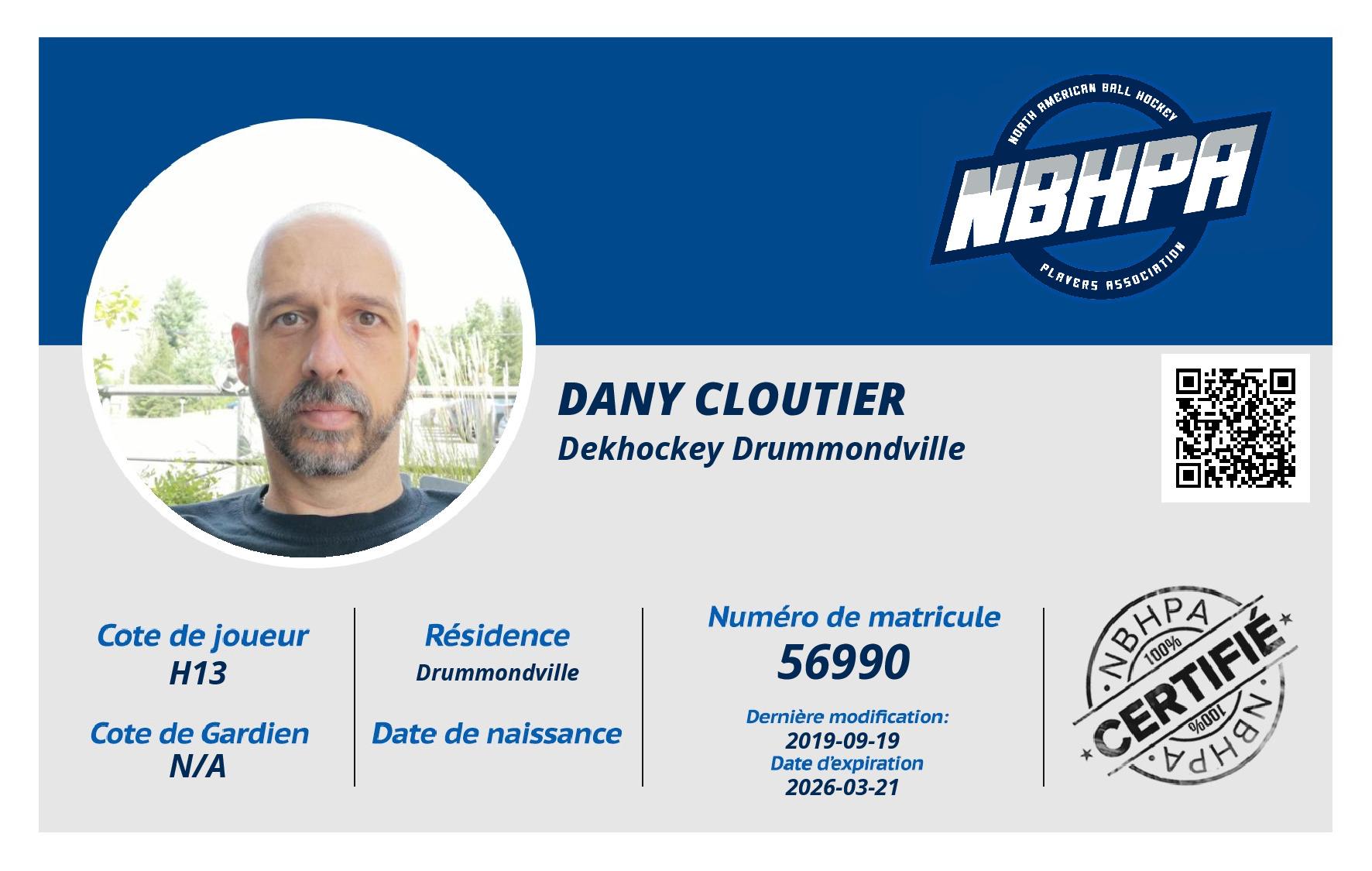 Dany Cloutier