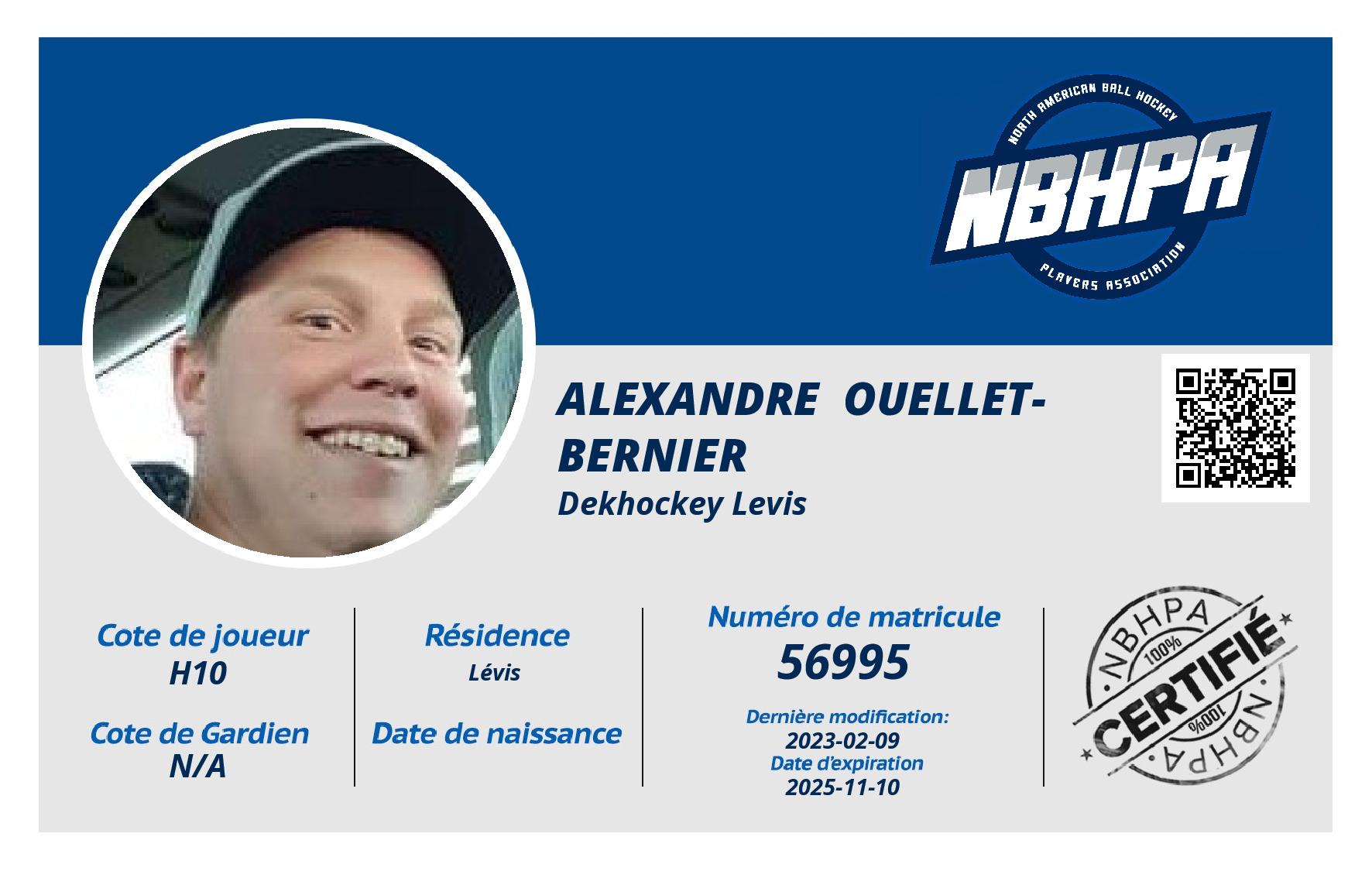 Alexandre  Ouellet-Bernier 