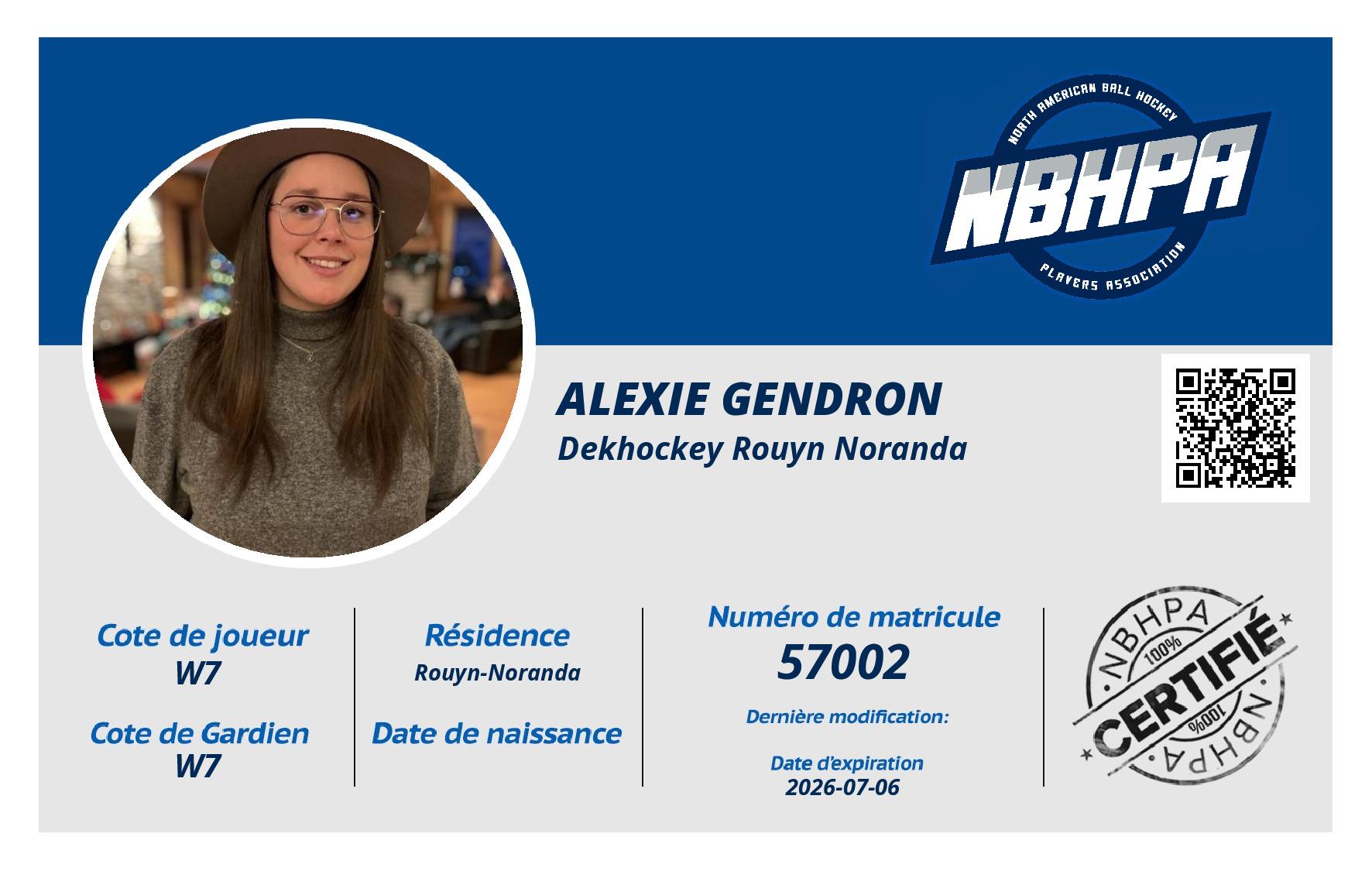 Alexie Gendron