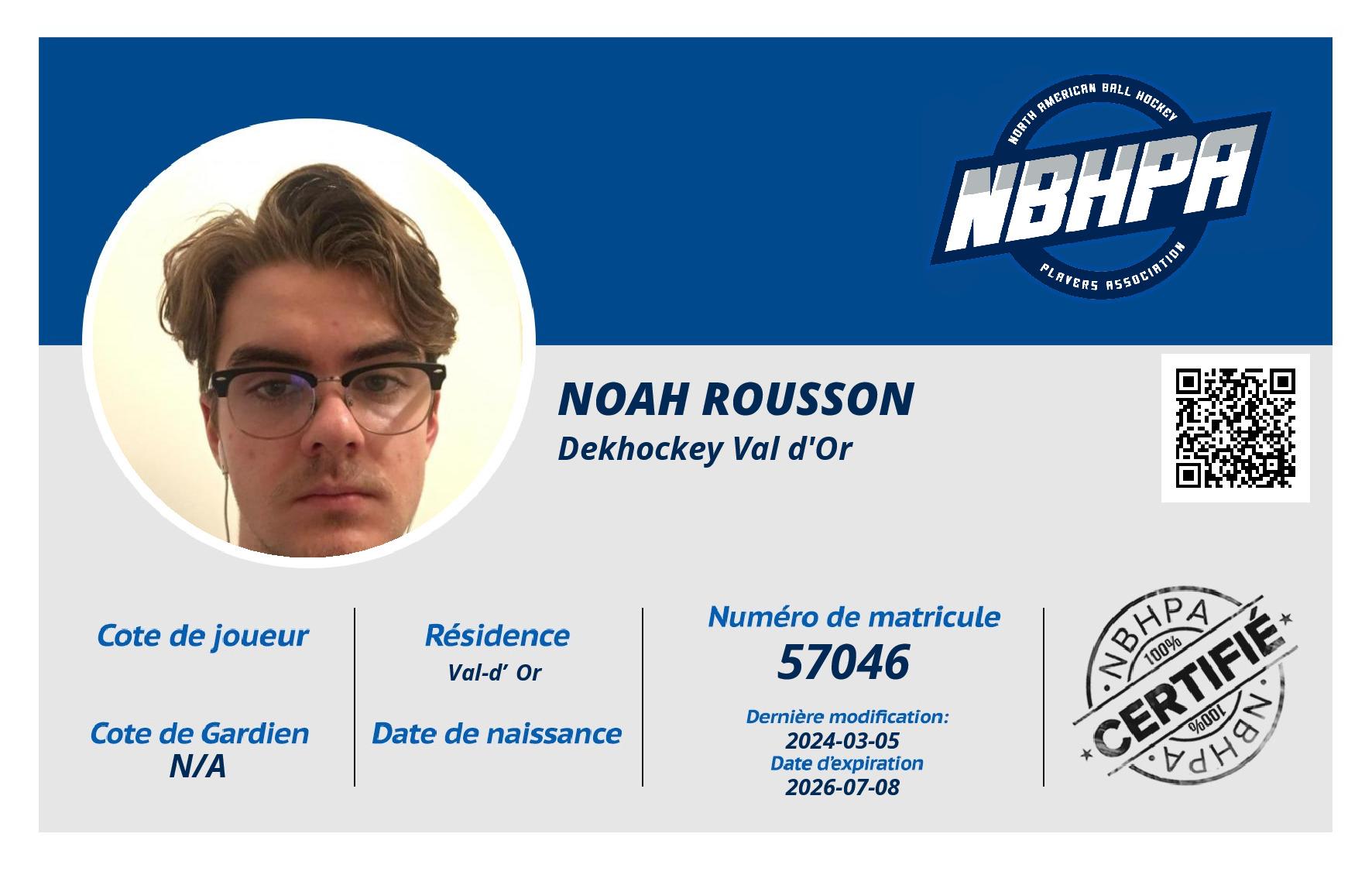 Noah Rousson