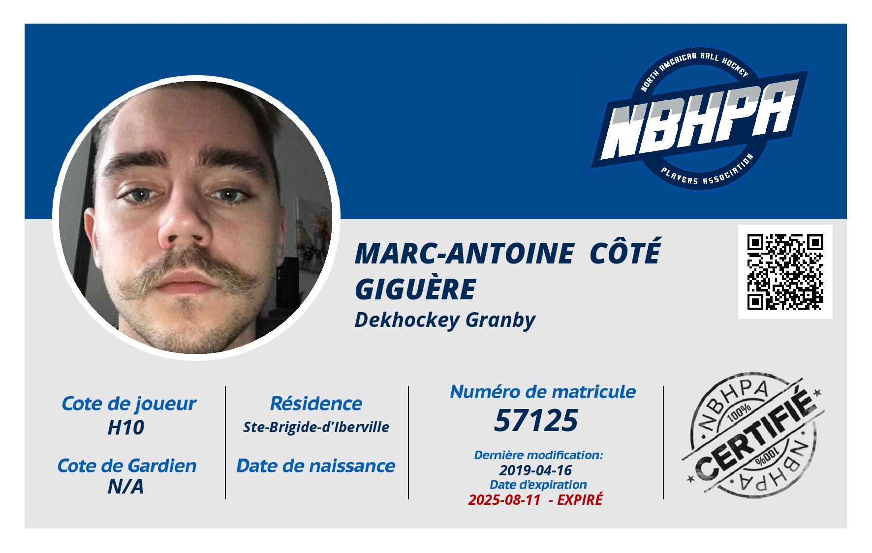 Marc-Antoine  Côté Giguère