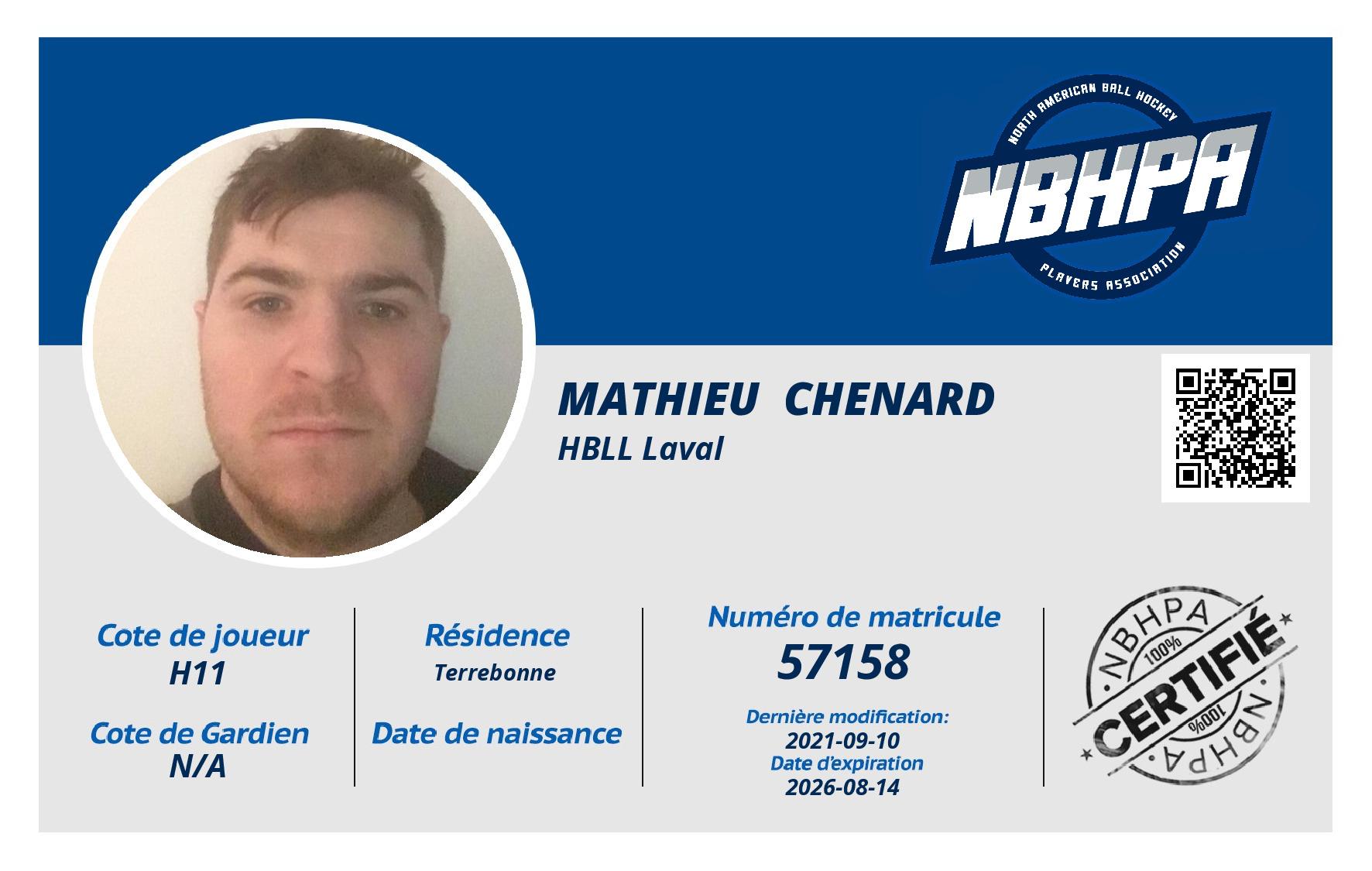 Mathieu  Chenard
