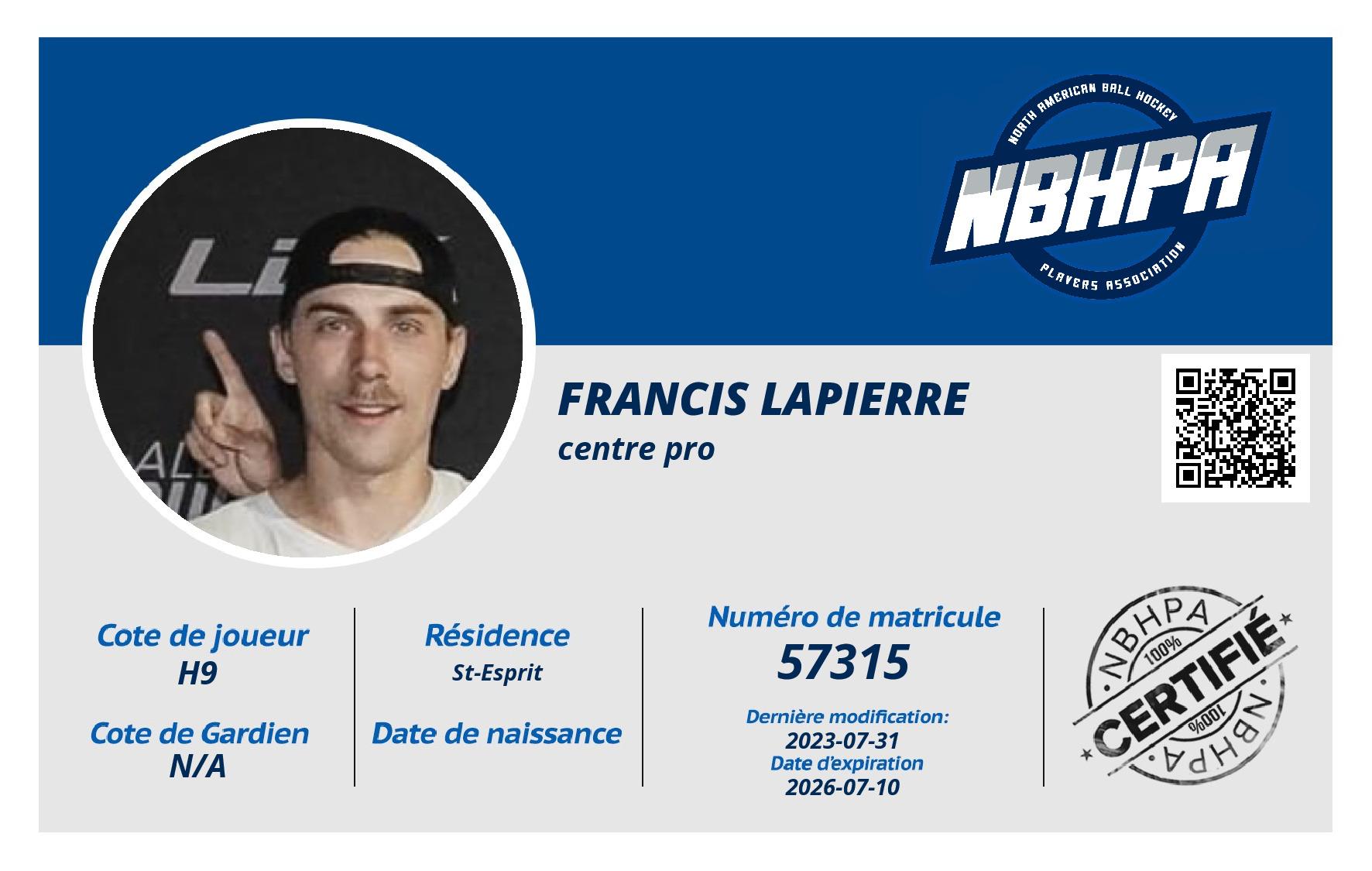 Francis Lapierre