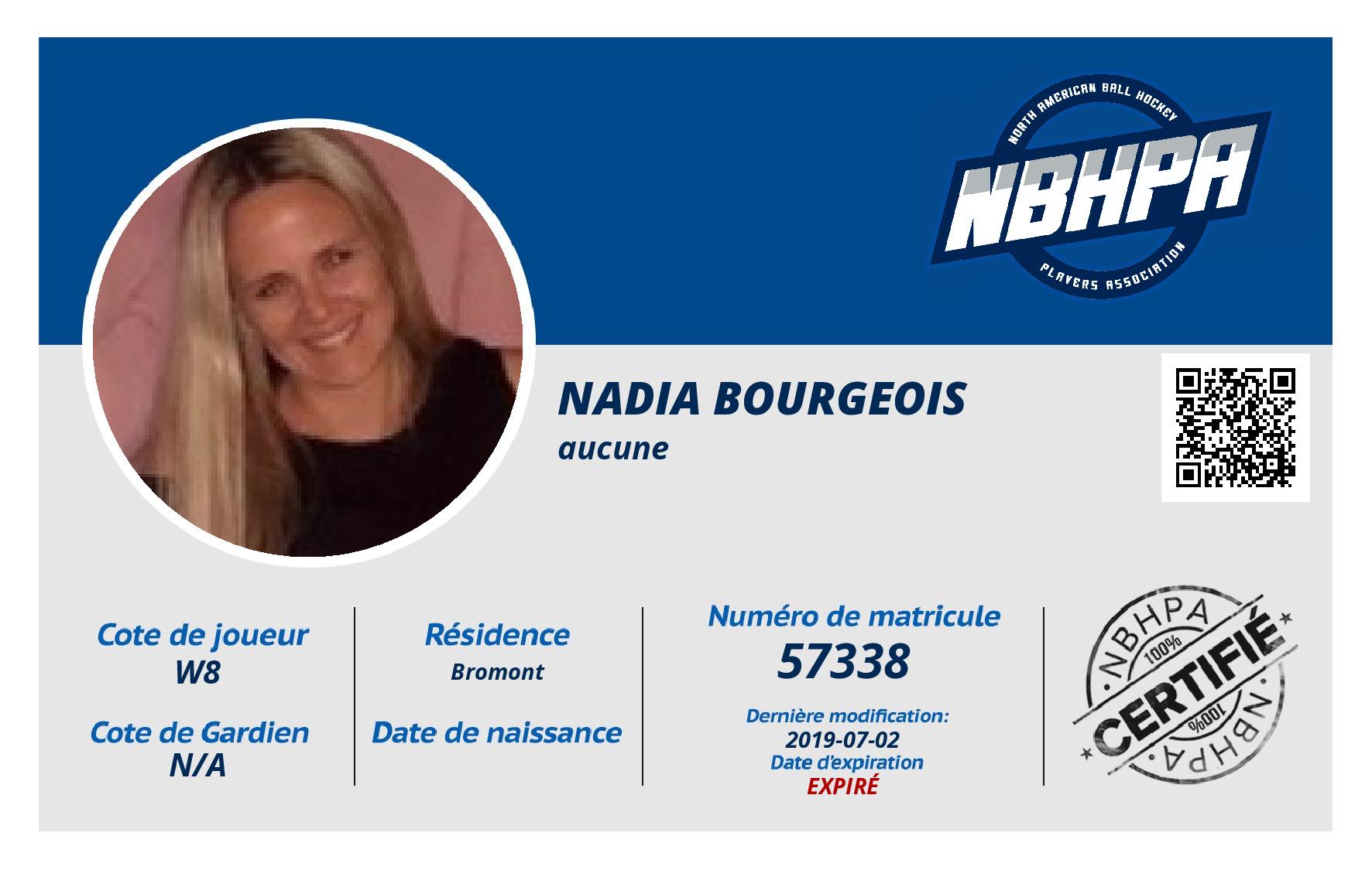 Nadia Bourgeois