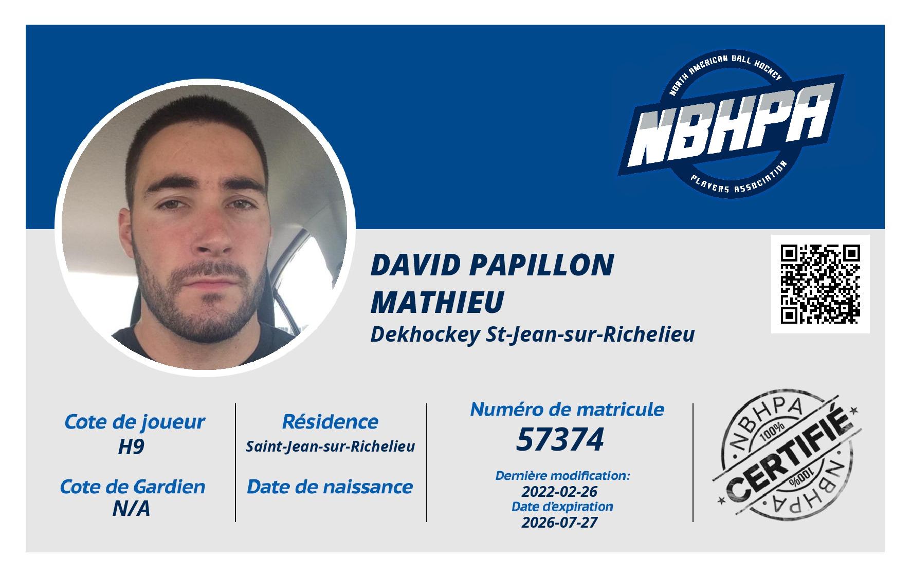 David Papillon Mathieu