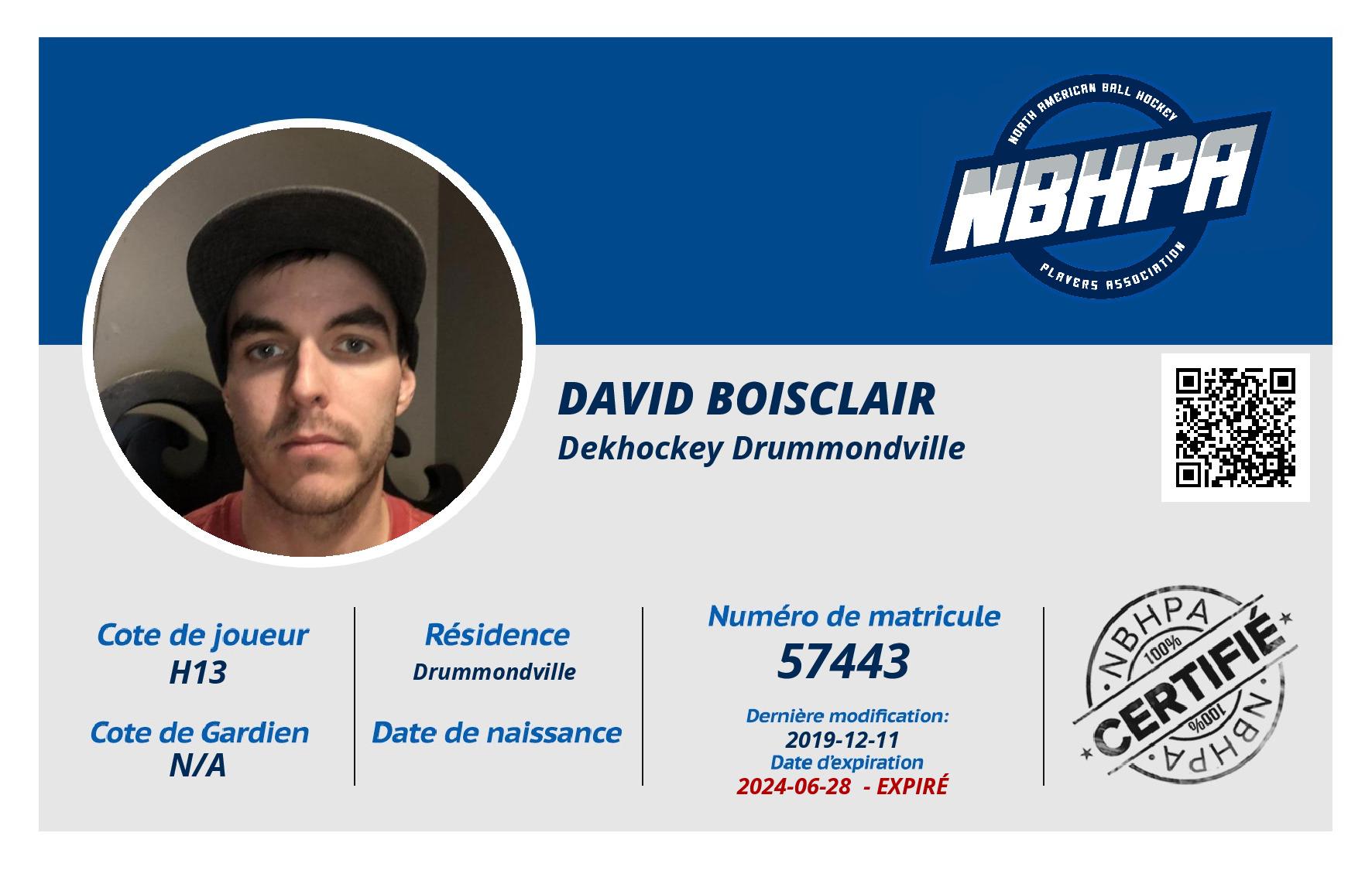 David Boisclair 