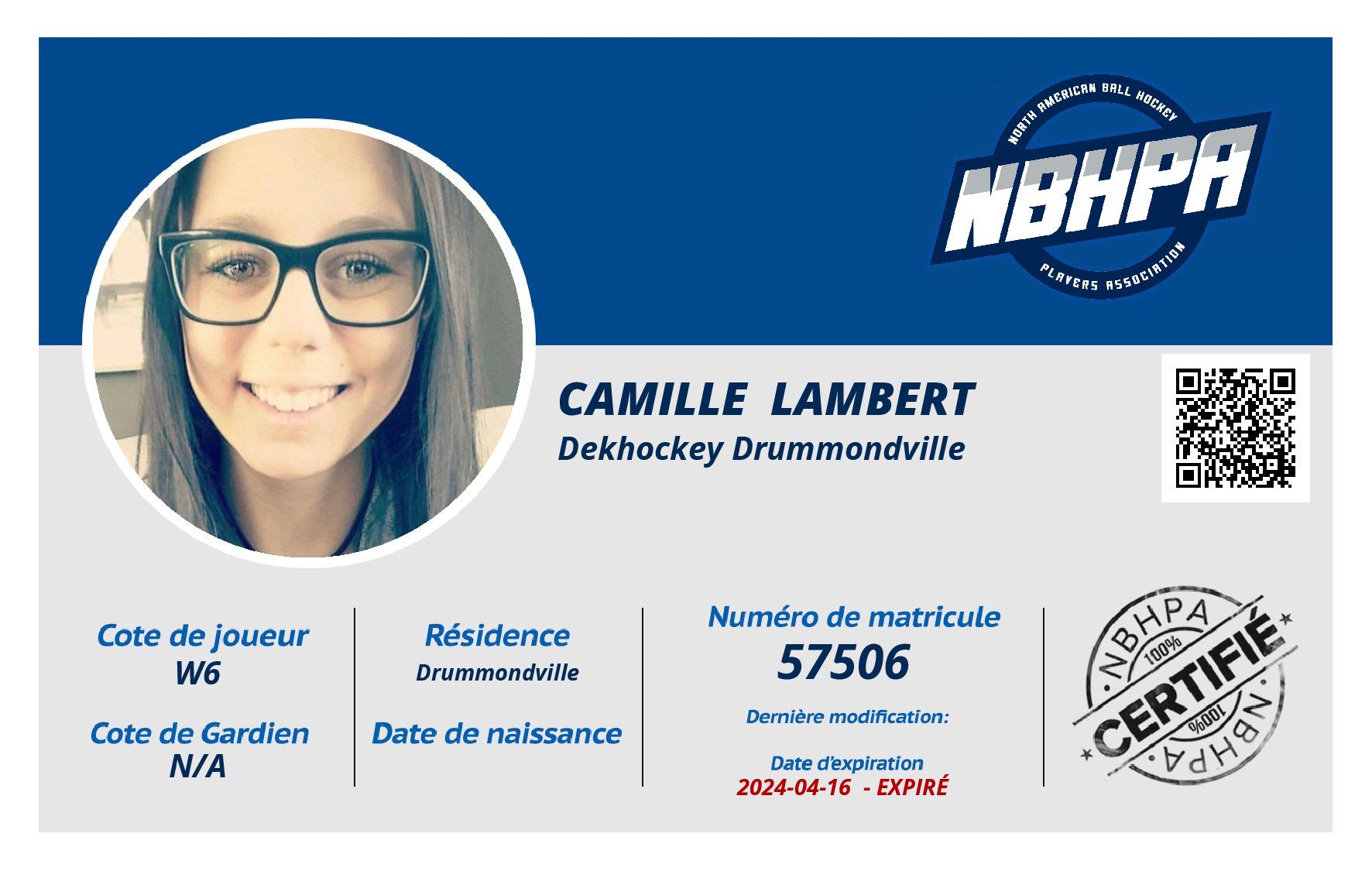 Camille  Lambert