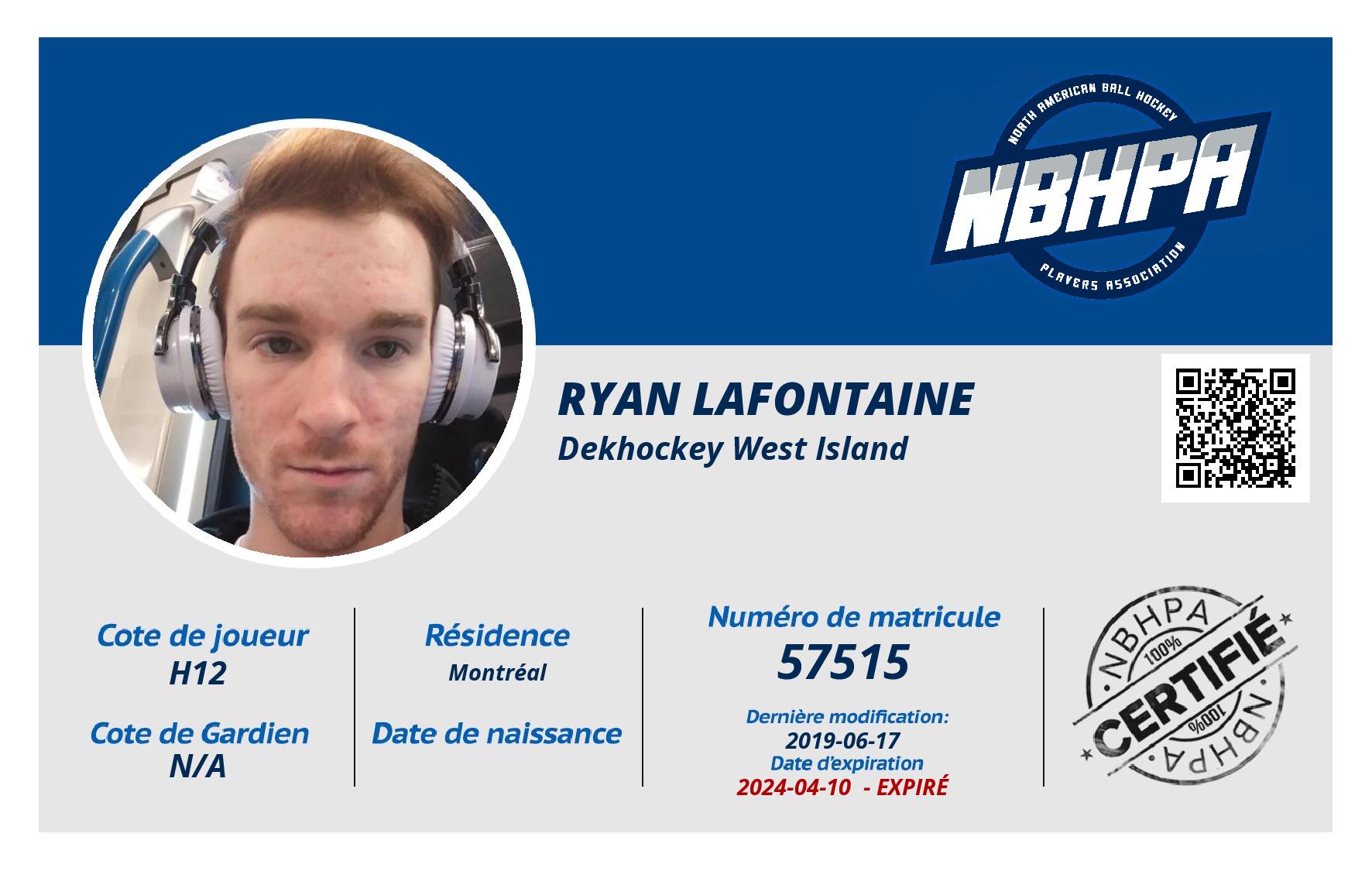 Ryan Lafontaine
