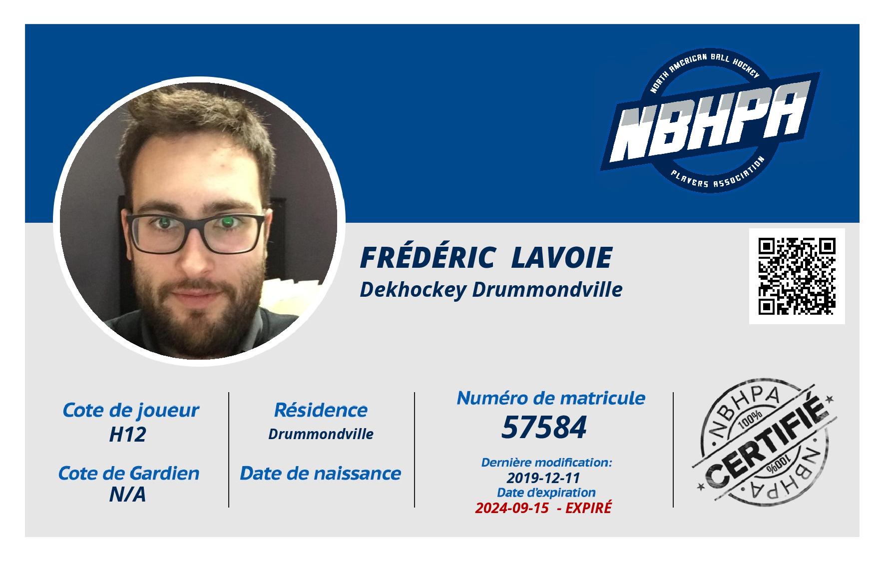Frédéric  Lavoie