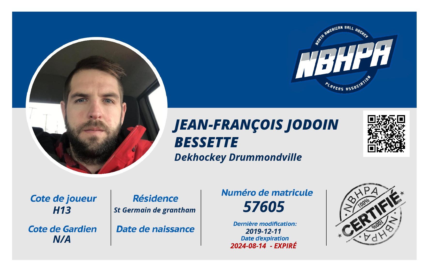 Jean-François Jodoin Bessette