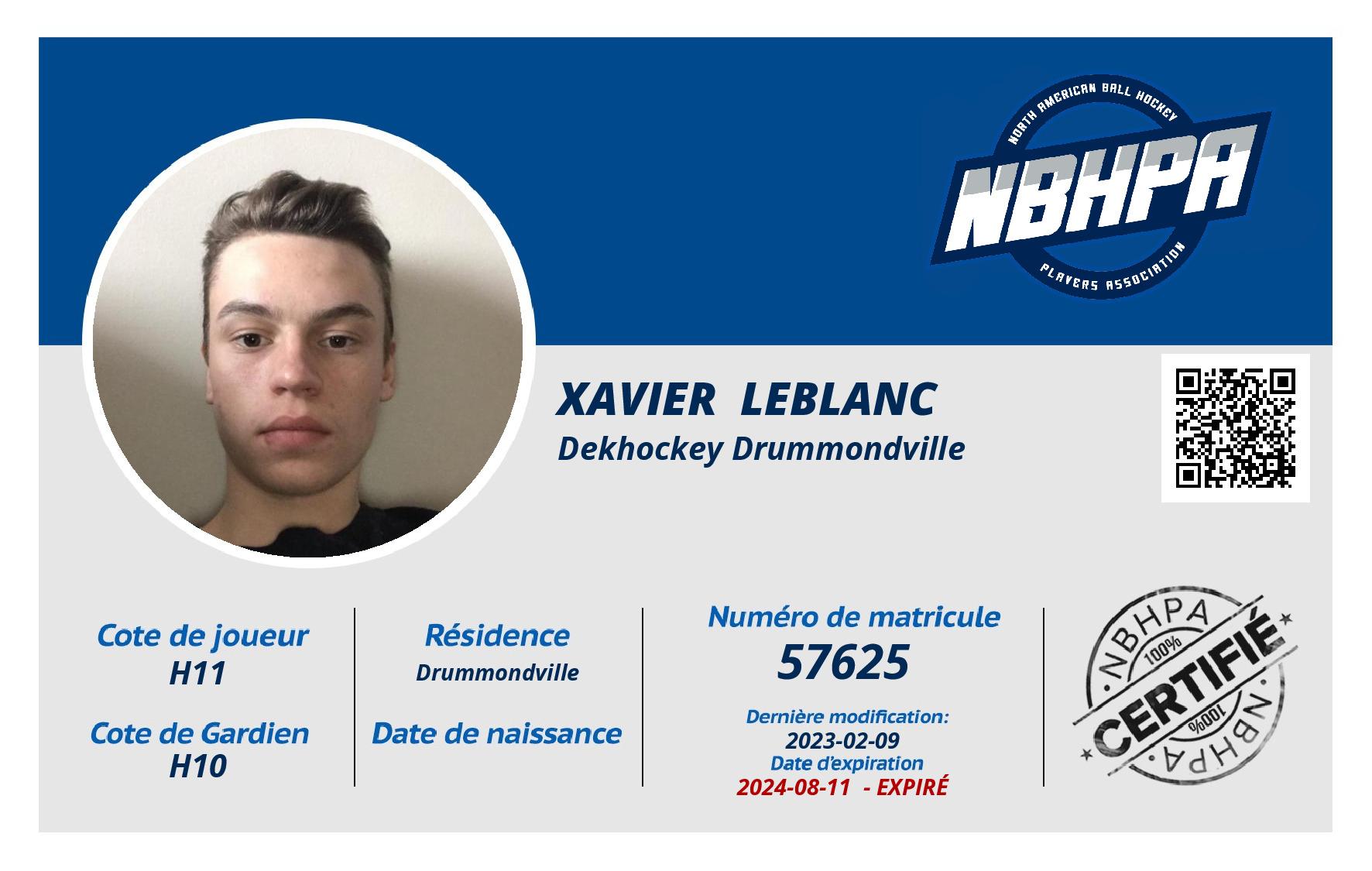 Xavier  Leblanc