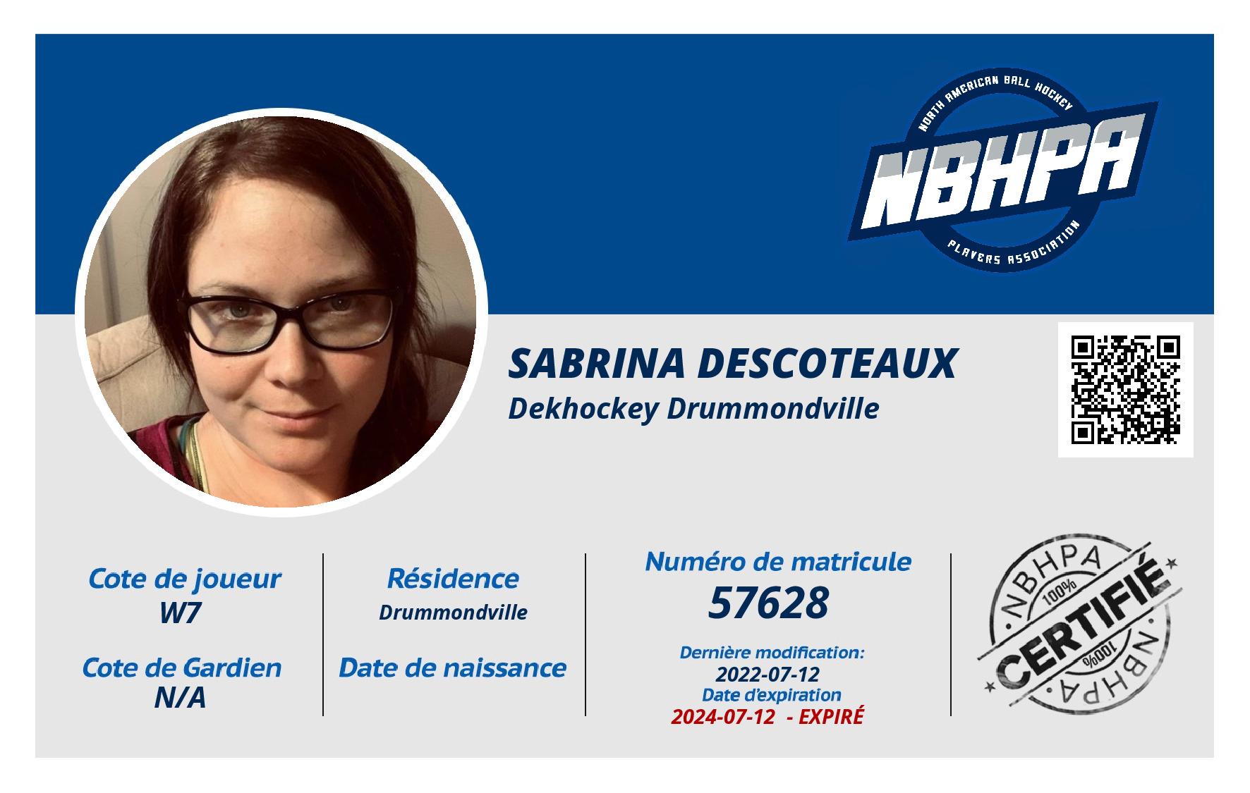 Sabrina Descoteaux