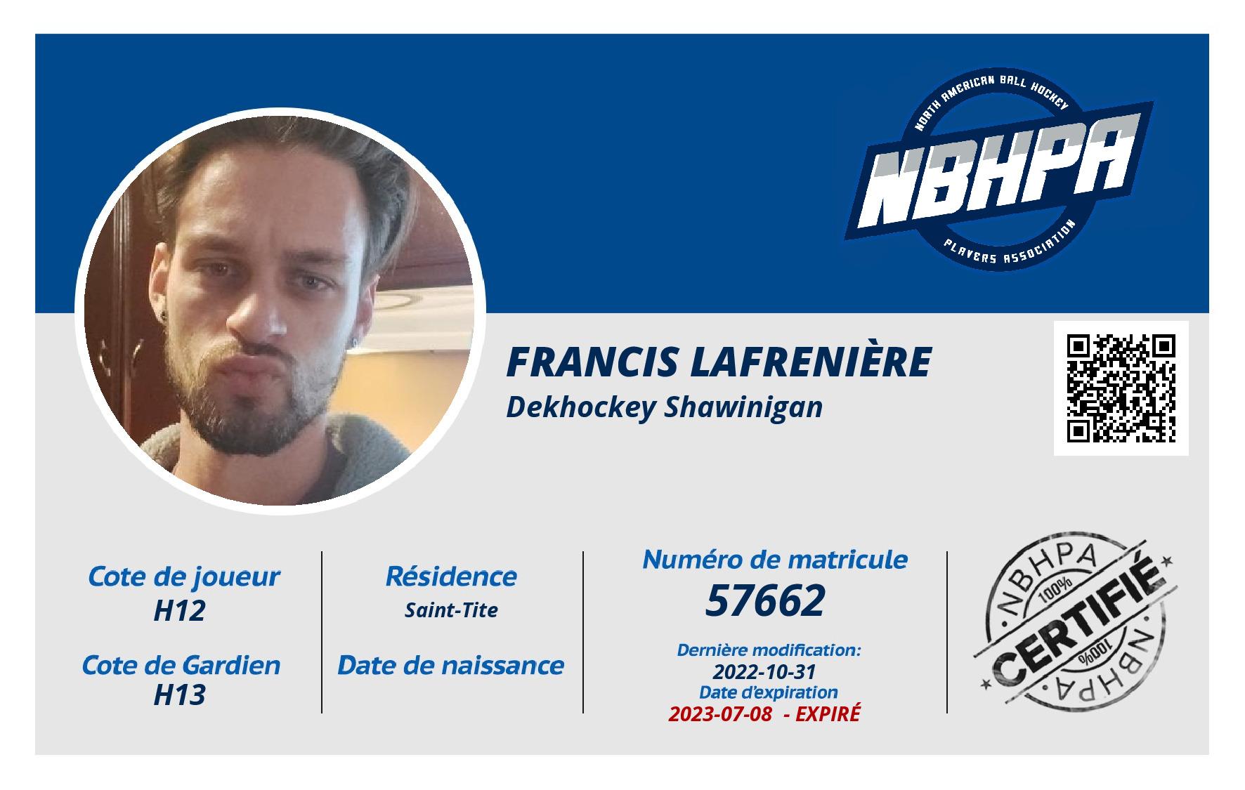 Francis Lafrenière