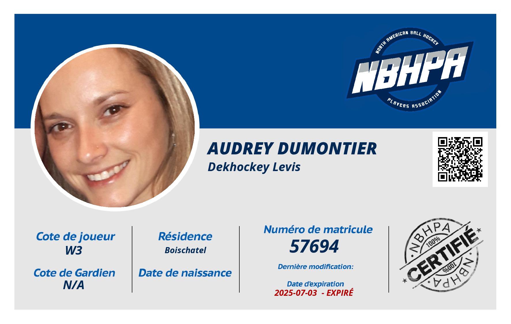 Audrey Dumontier 