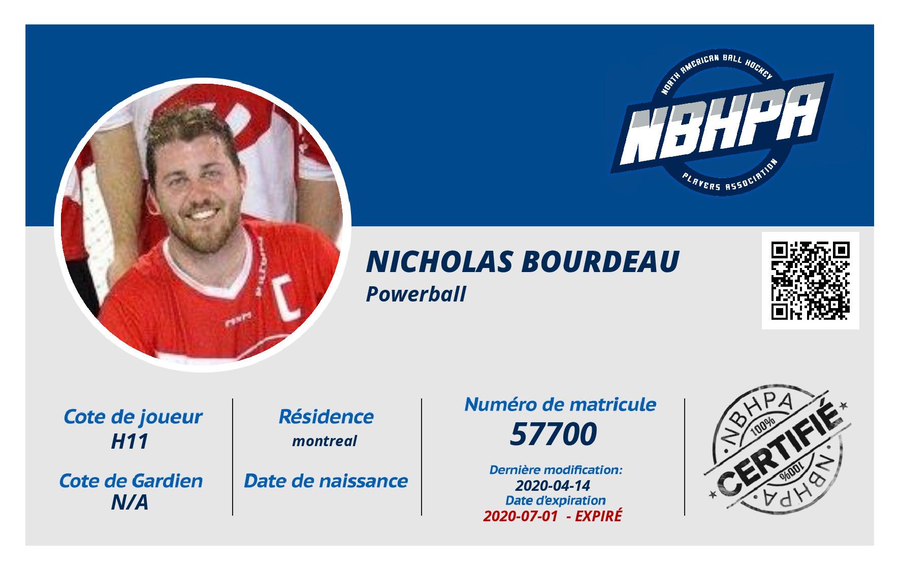 Nicholas Bourdeau