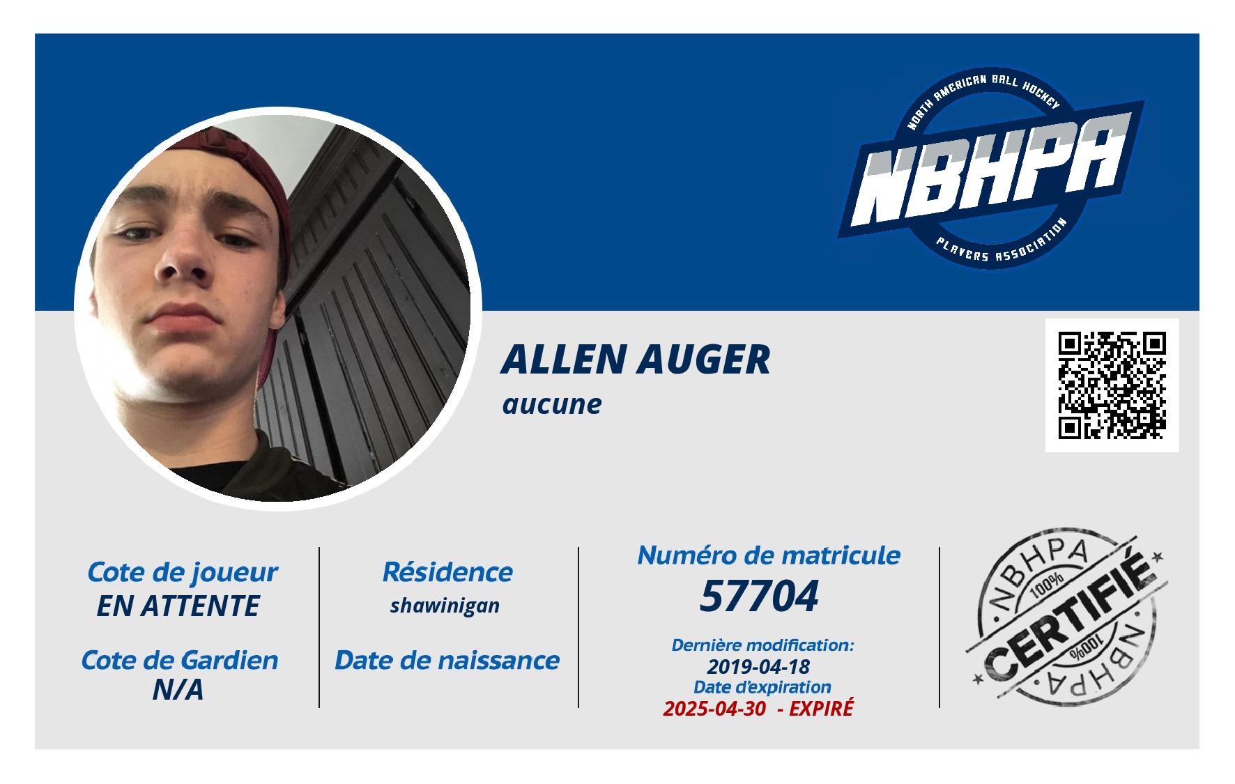 Allen Auger 