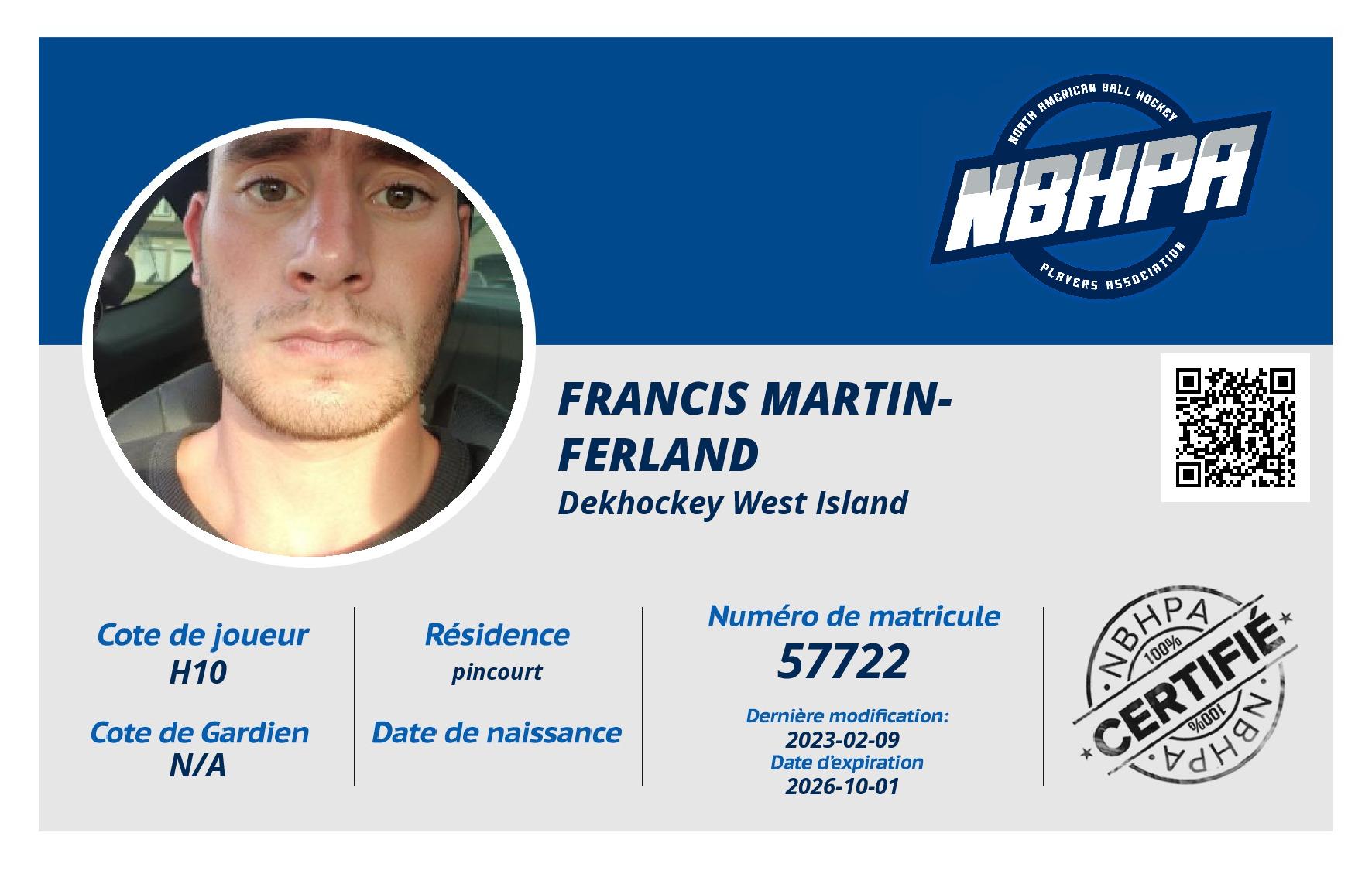 Francis Martin-Ferland 