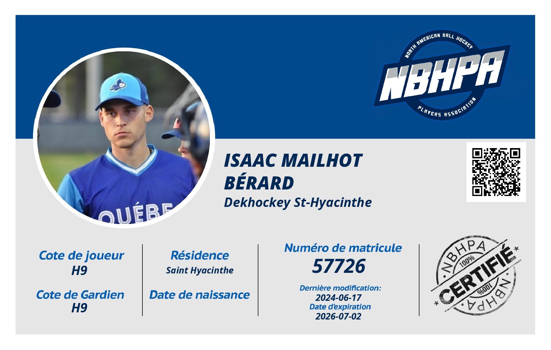 Isaac Mailhot Bérard