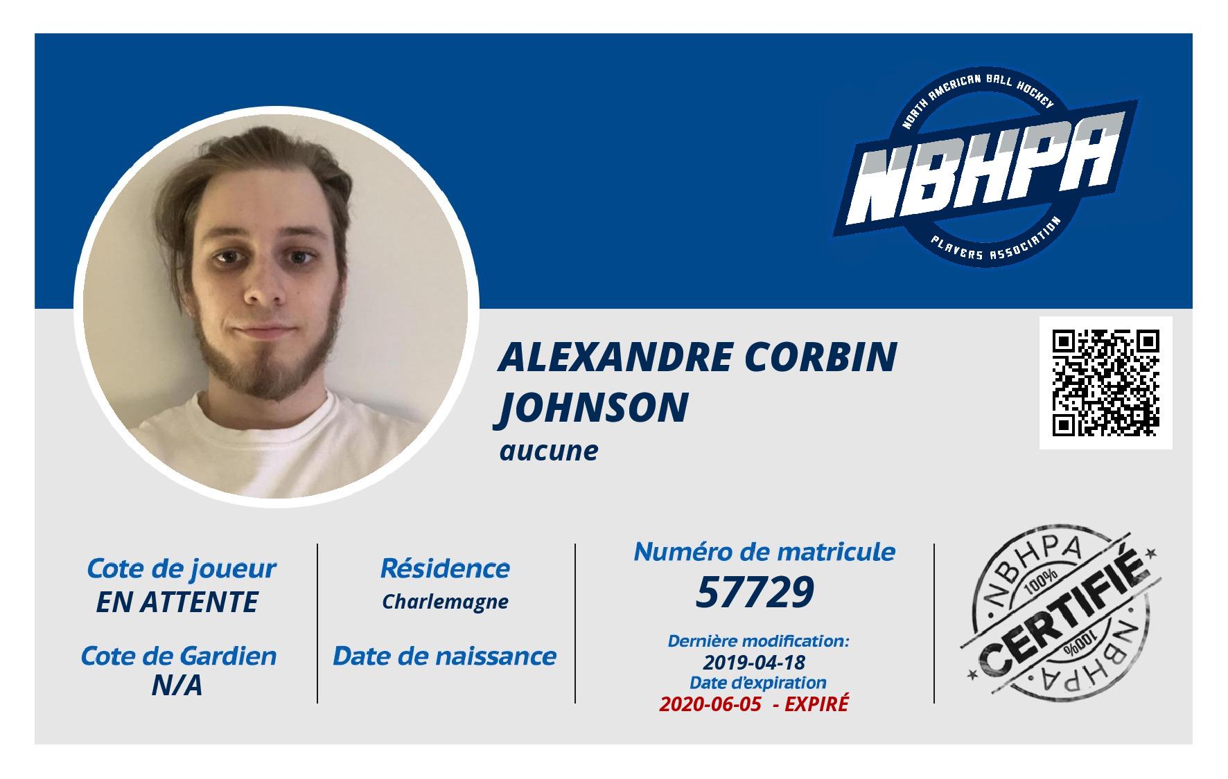 Alexandre Corbin Johnson