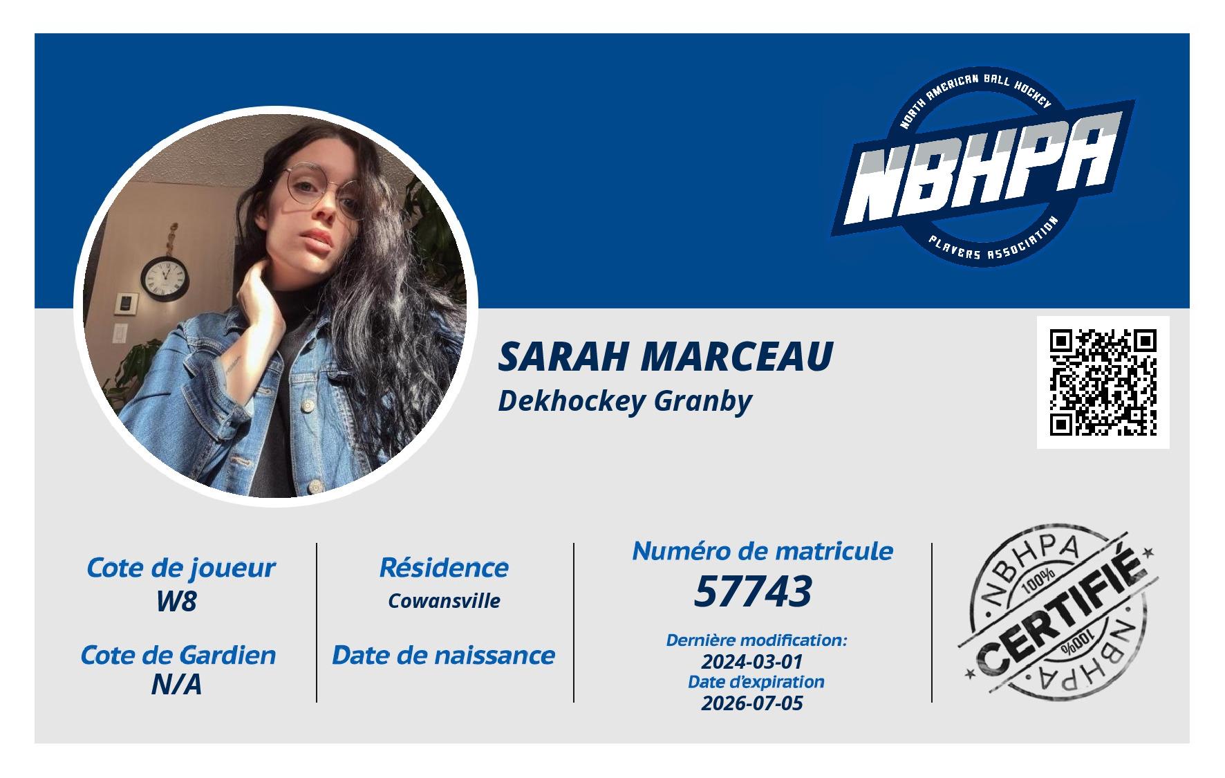 Sarah Marceau