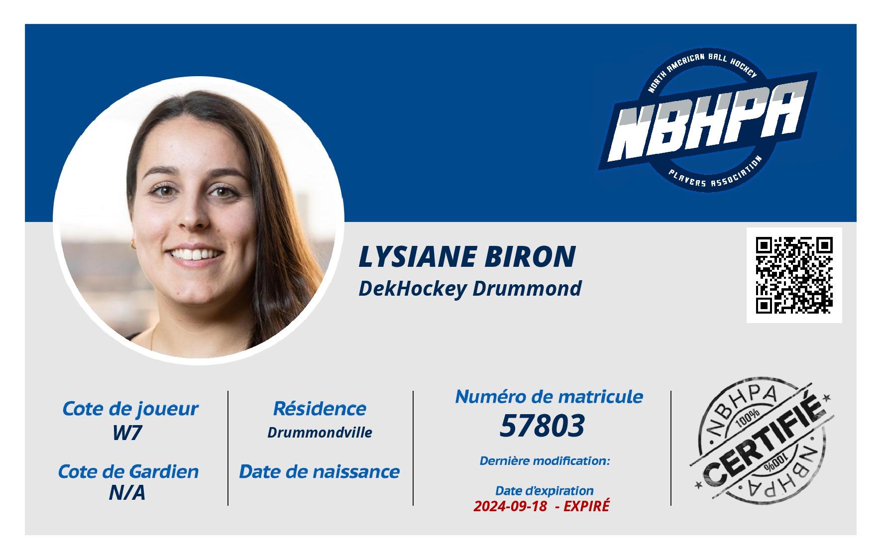 Lysiane Biron