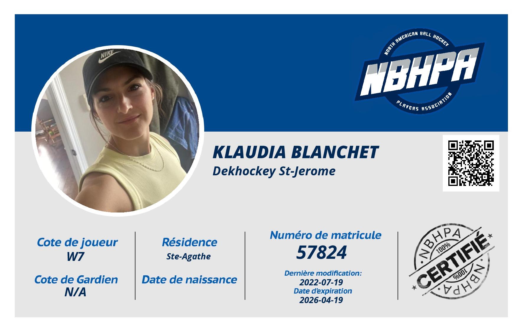 Klaudia Blanchet