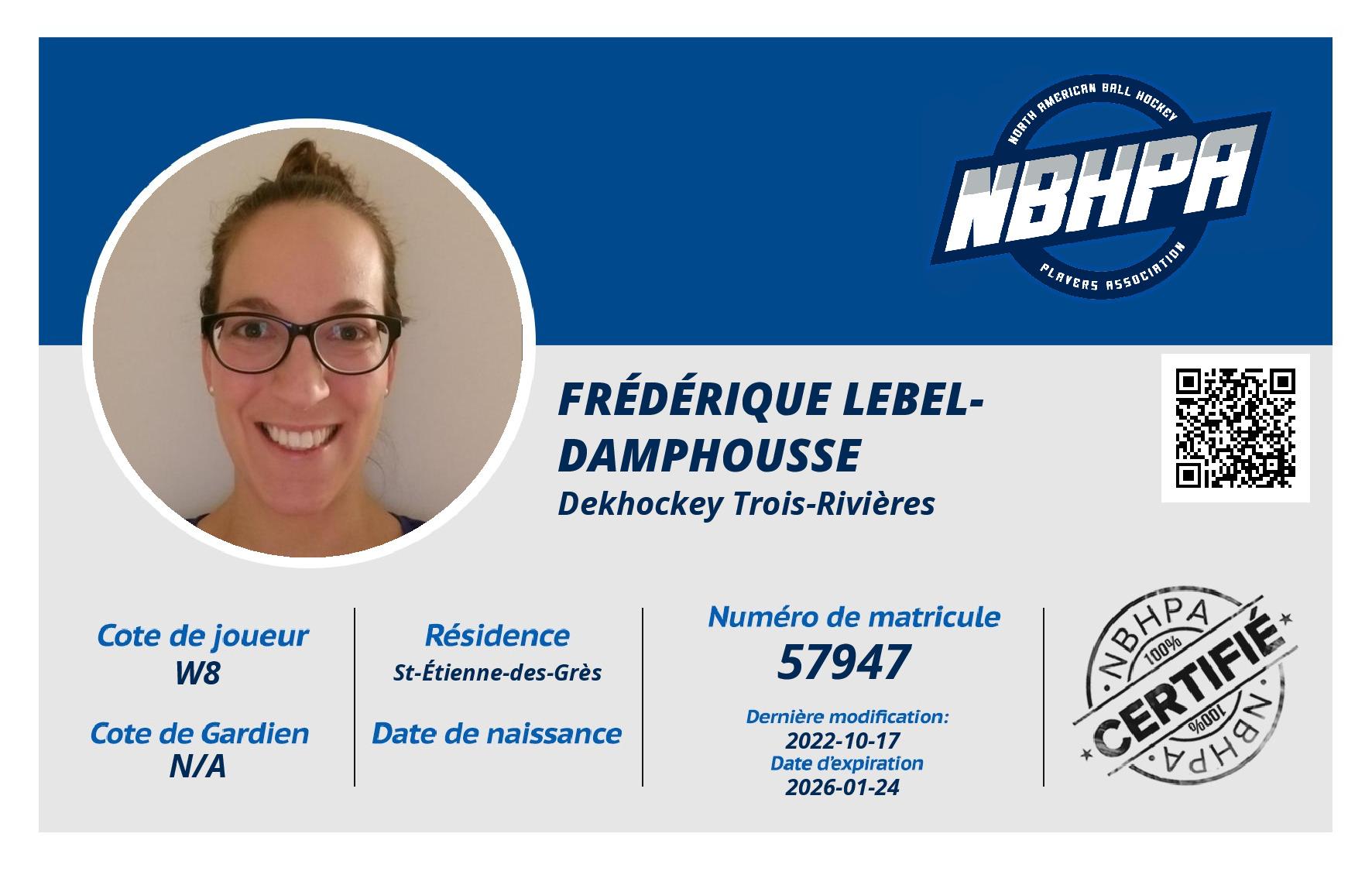 Frédérique Lebel-Damphousse