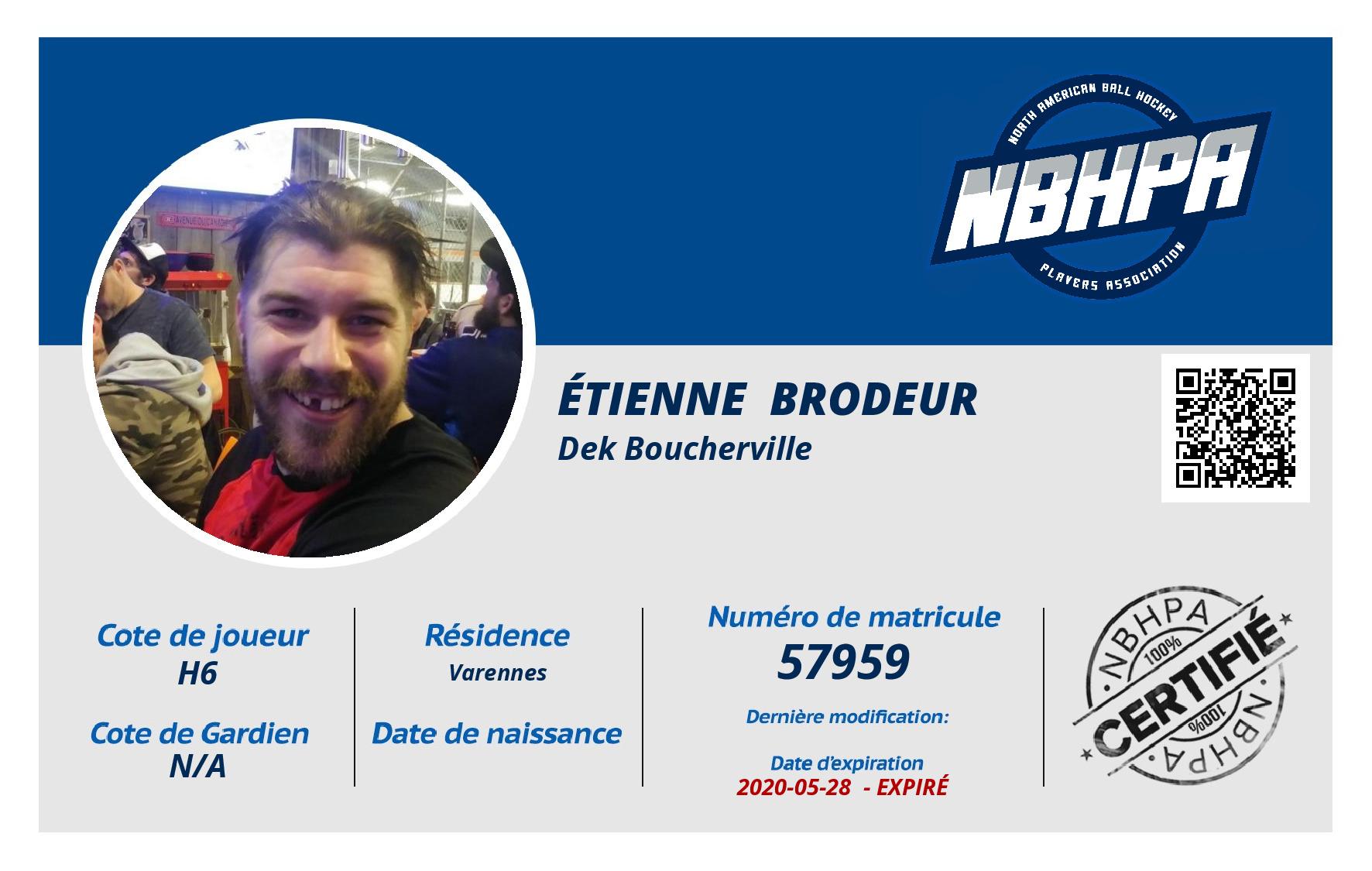 Étienne  Brodeur 