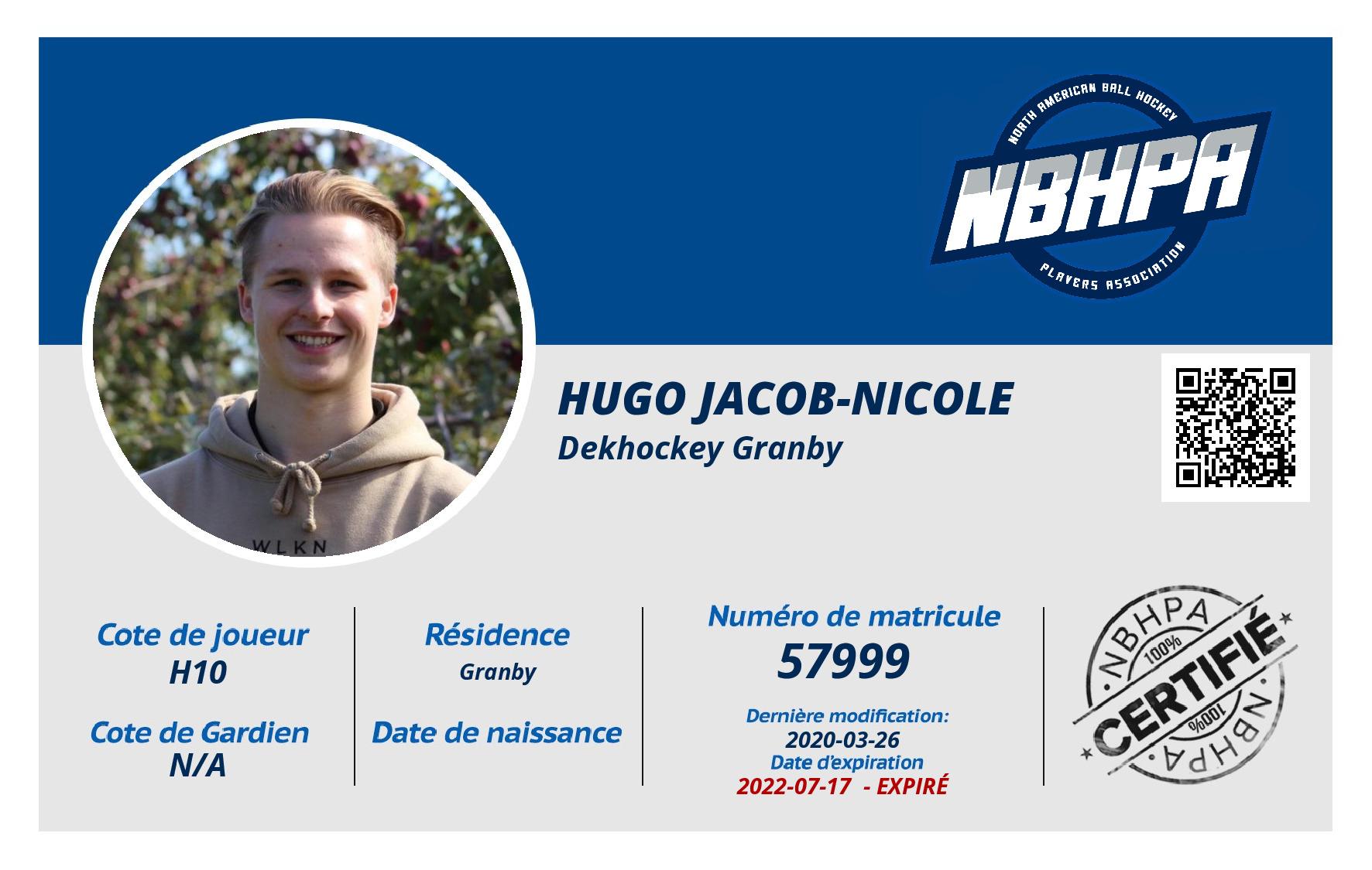 Hugo Jacob-Nicole