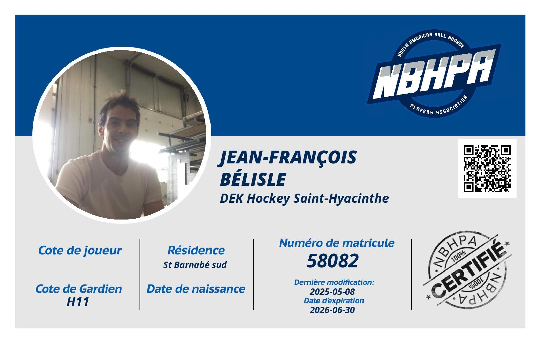 Jean-François  Bélisle 