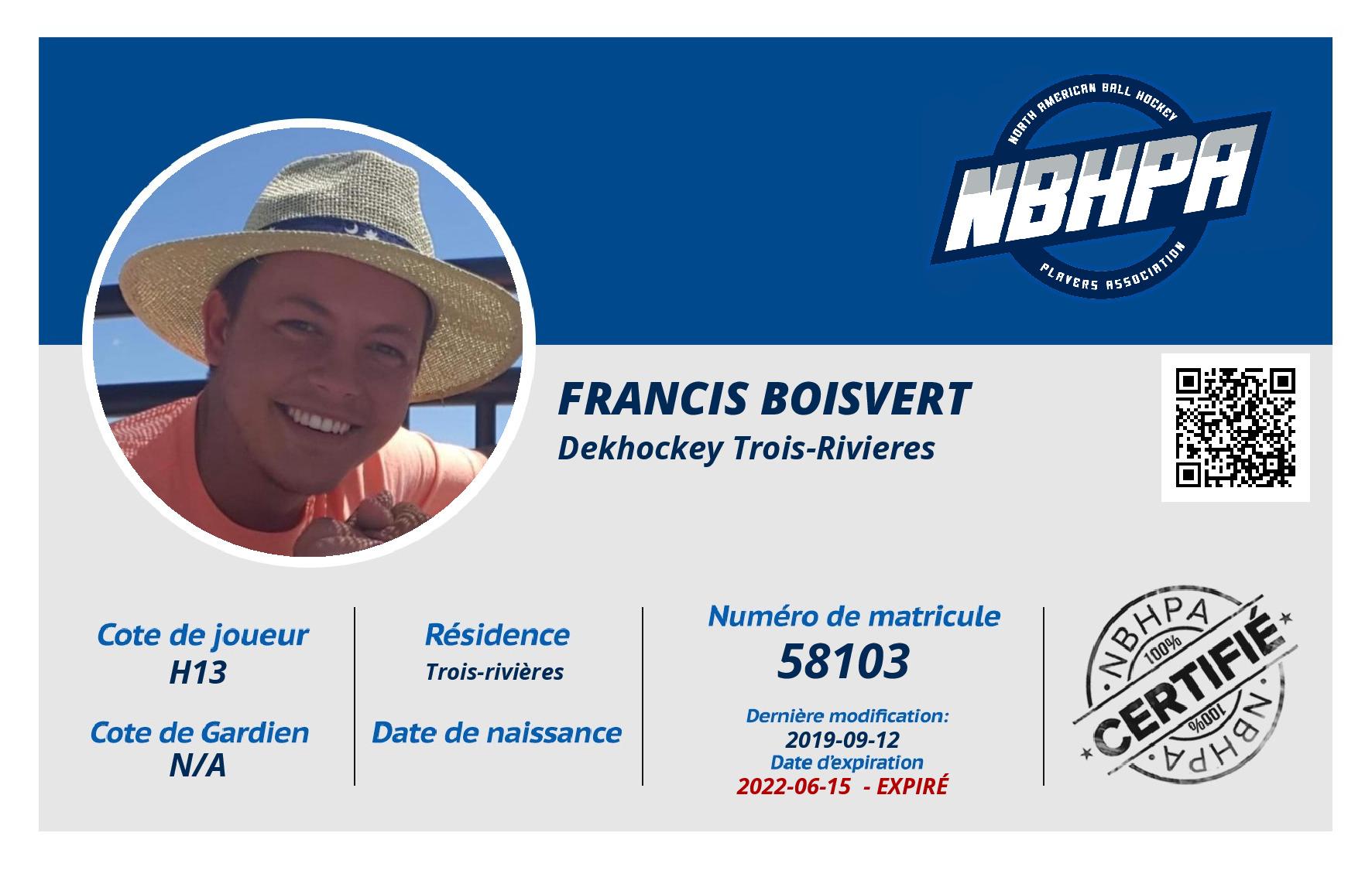 Francis Boisvert