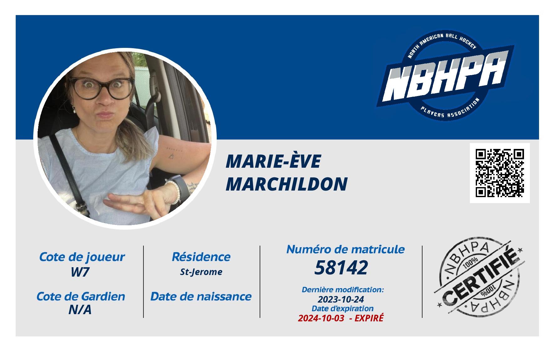 Marie-Ève Marchildon 