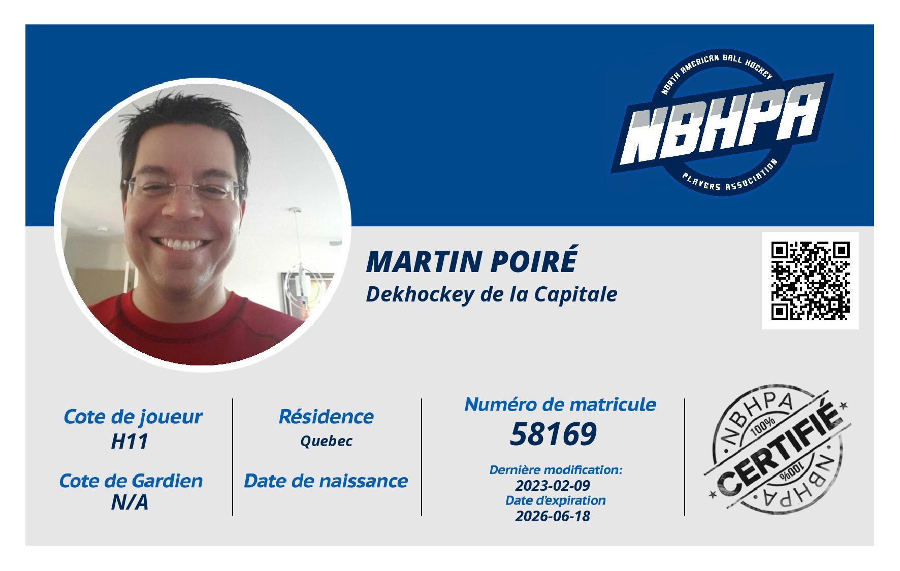 martin poiré