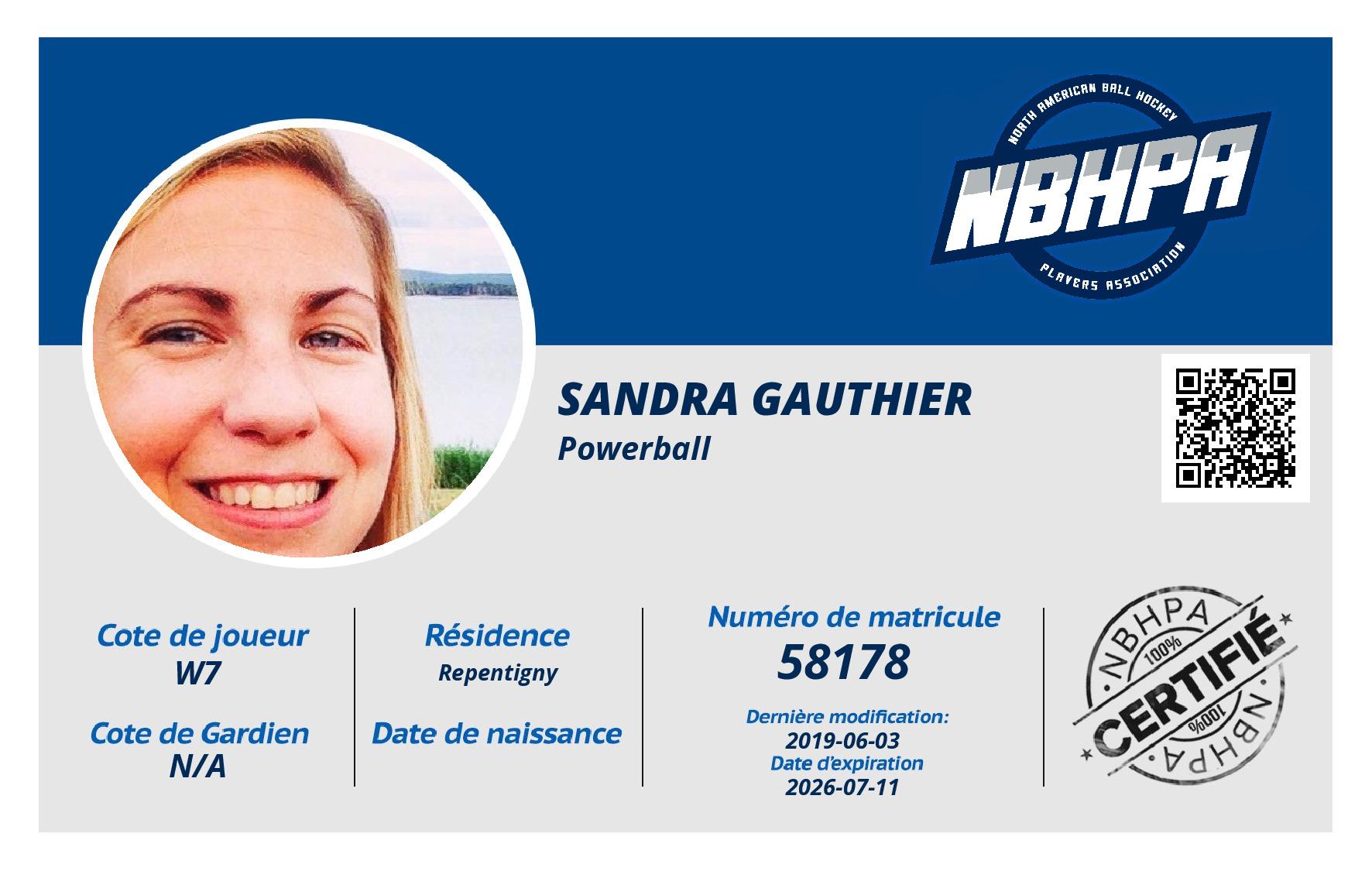 Sandra Gauthier 