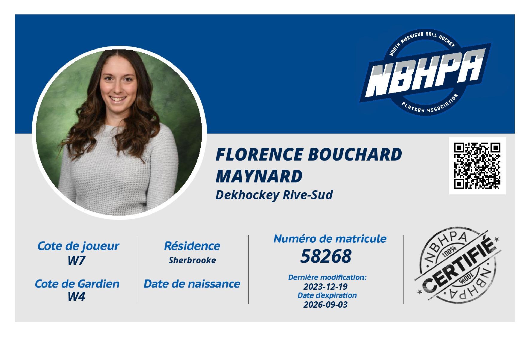 Florence Bouchard Maynard
