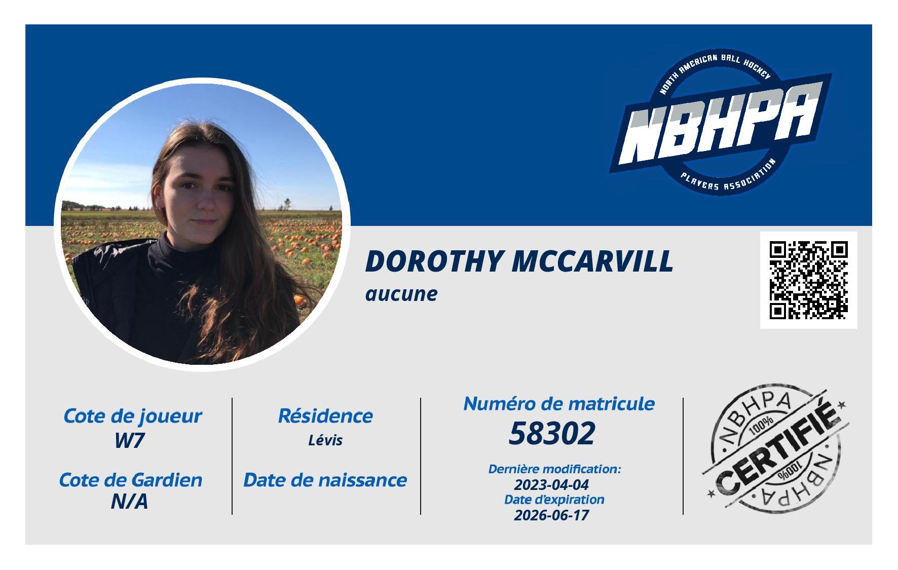 Dorothy McCarvill