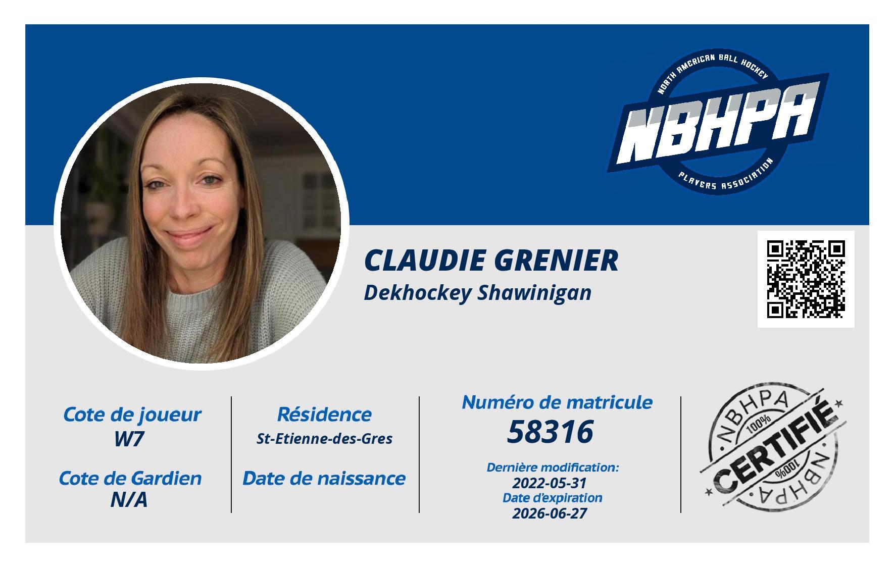 Claudie Grenier