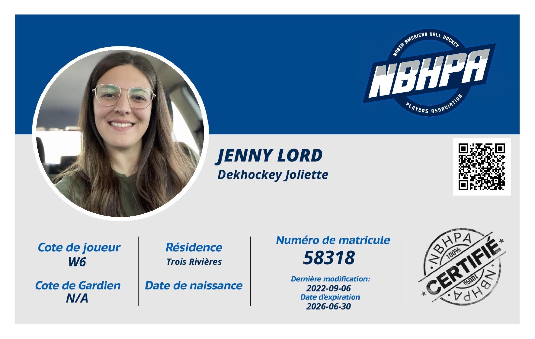 Jenny Lord