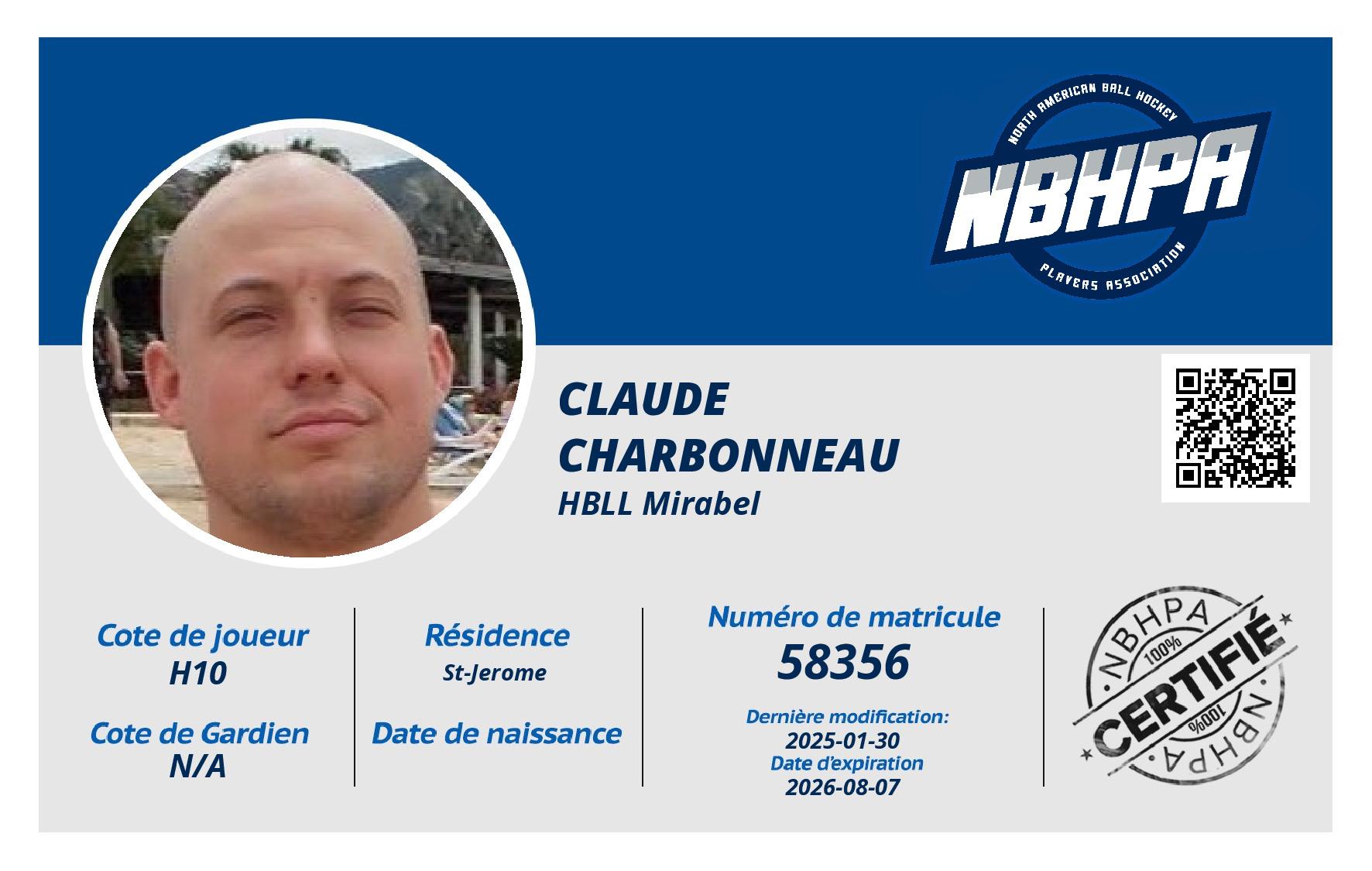 Claude  Charbonneau