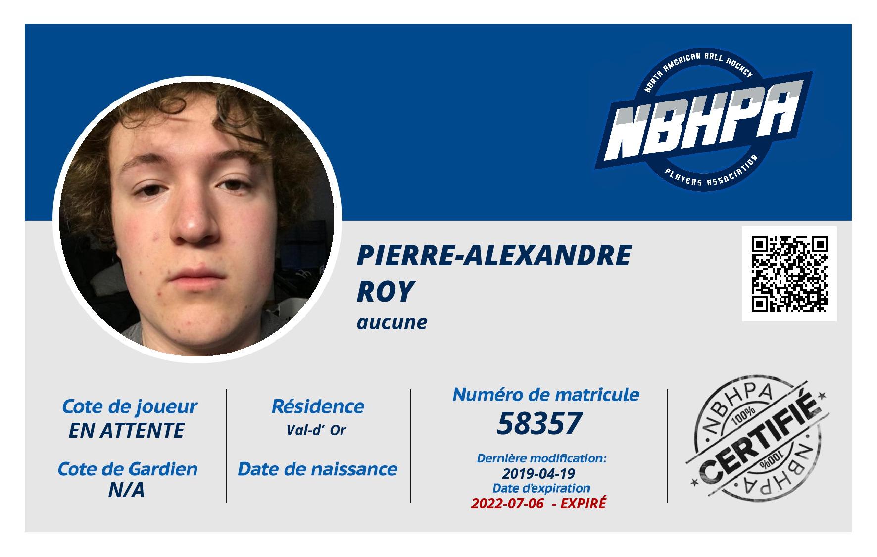 Pierre-Alexandre  Roy